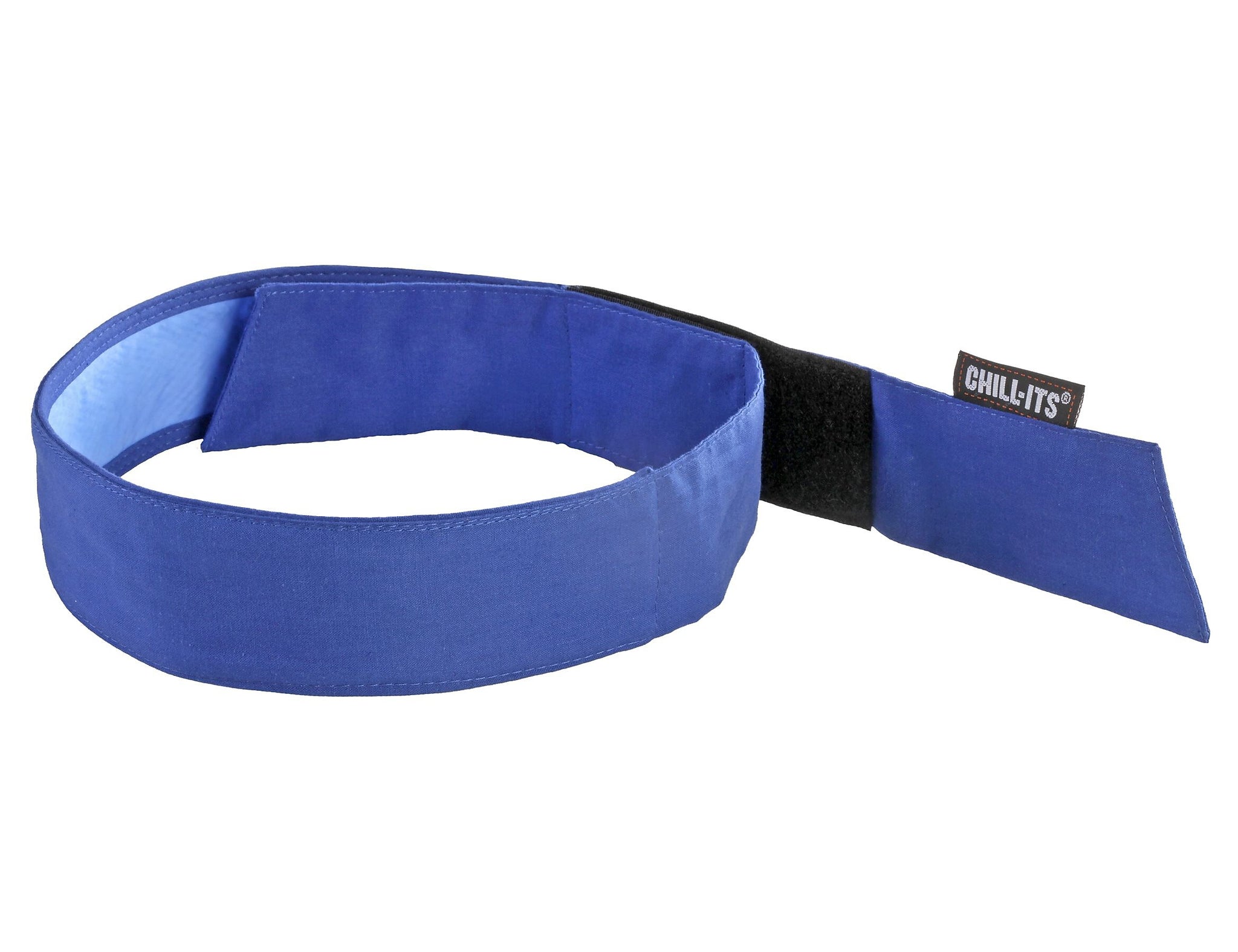 Ergodyne Chill-Its 6705 Evaporative Cooling Bandana, Blue, One Size, 6/Carton