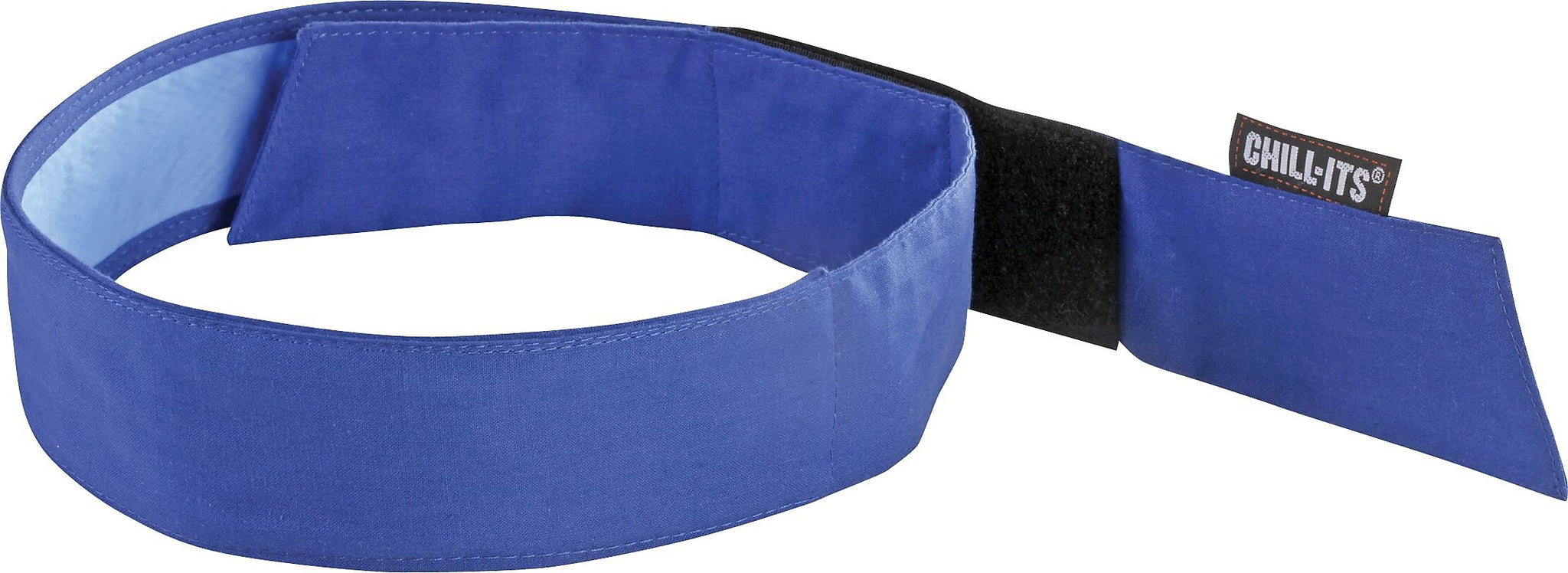 Ergodyne Chill-Its 6705 Evaporative Cooling Bandana, Blue, One Size, 6/Carton