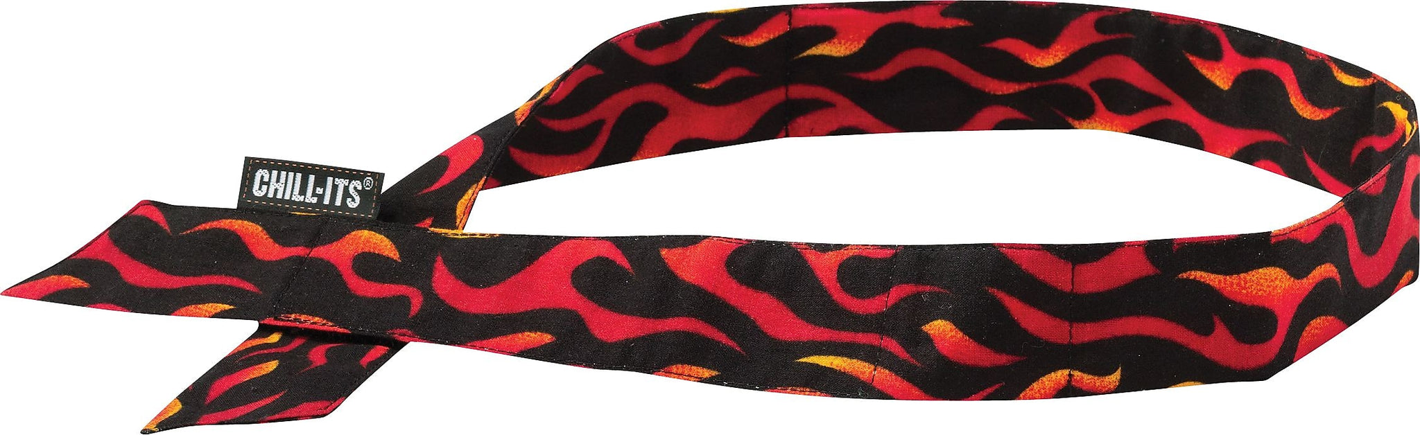 Ergodyne Chill-Its 6705 Evaporative Cooling Bandana, Flames, One Size, 24/Carton