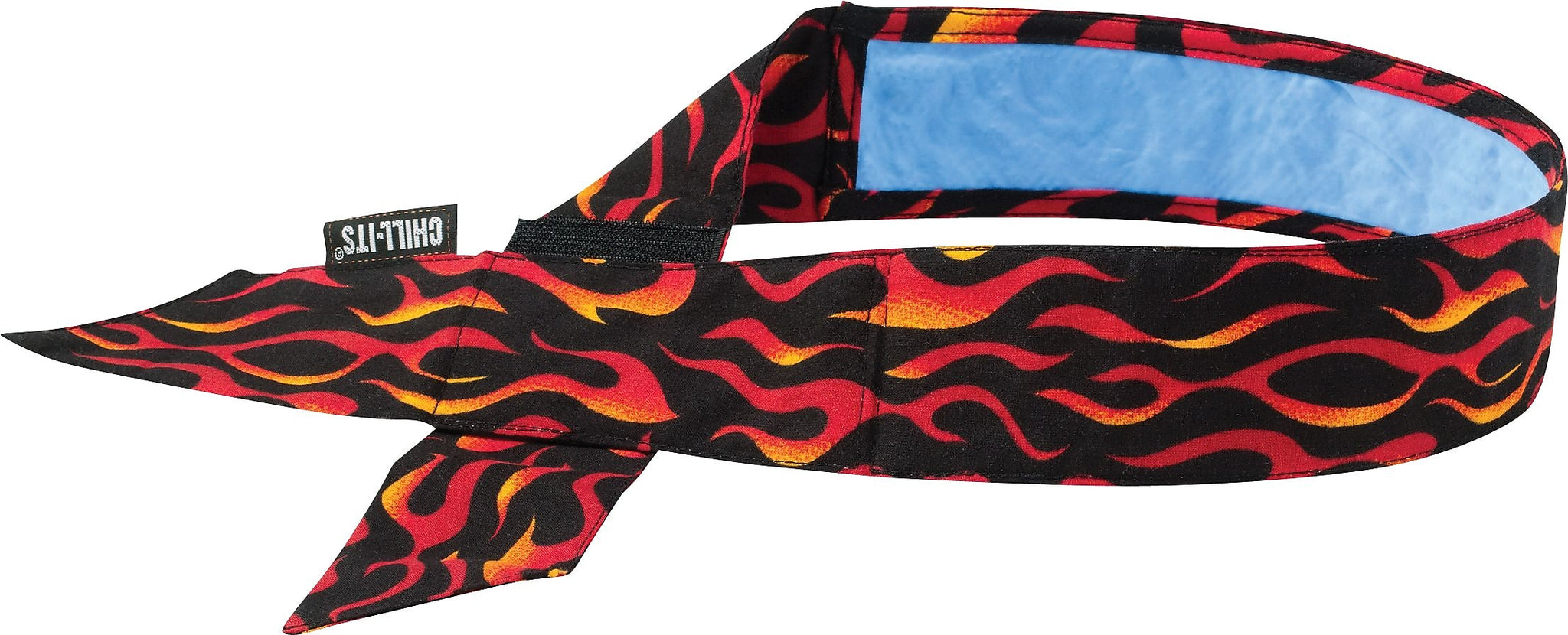 Ergodyne Chill-Its 6705 Evaporative Cooling Bandana, Flames, One Size, 6/Carton