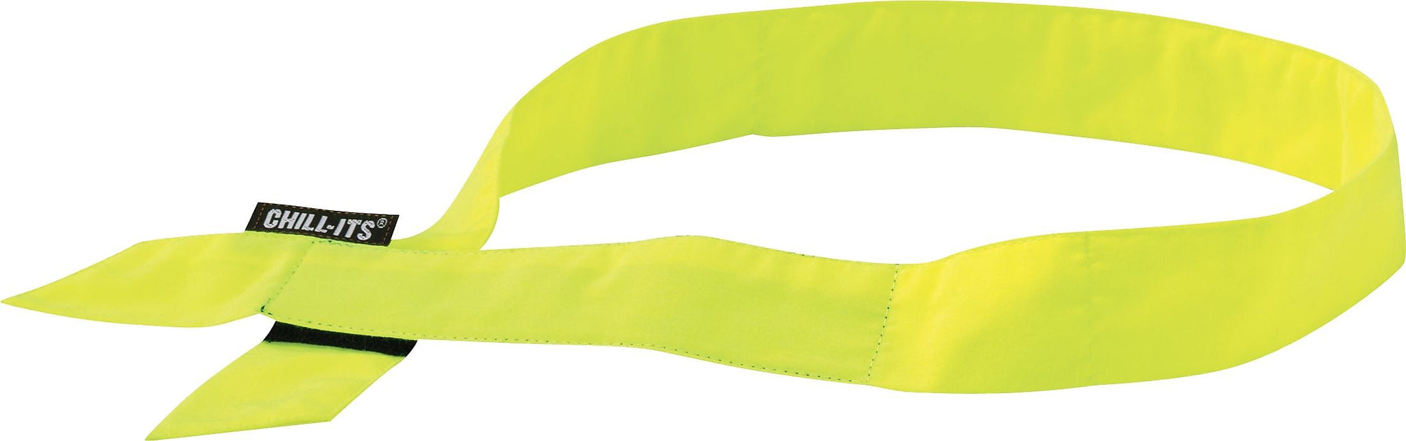 Ergodyne Chill-Its 6705 Evaporative Cooling Bandana, Lime, One Size, 24/Carton