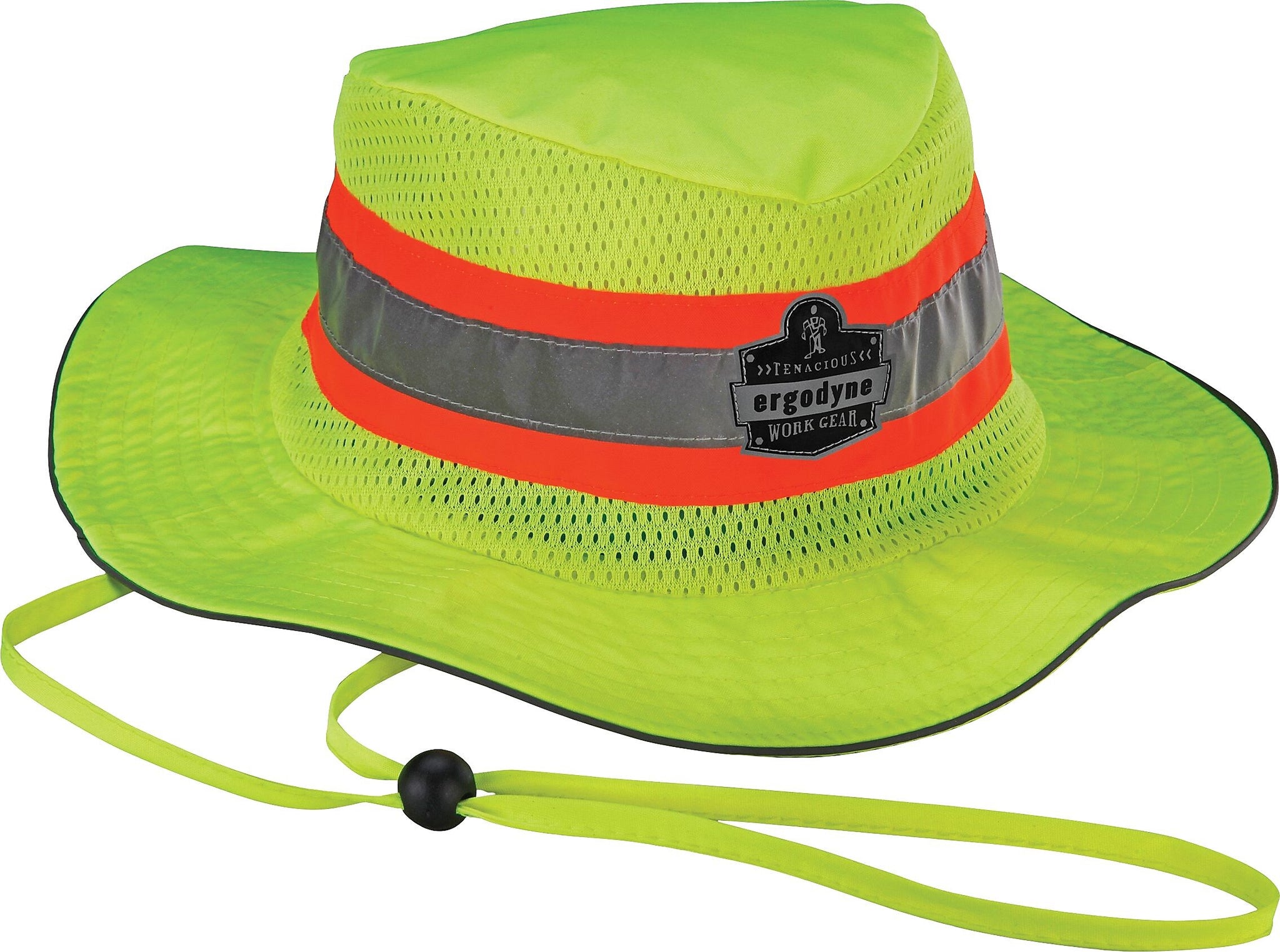 Ergodyne Cooling High Visibility Sun Hat, Lime, Small/Medium