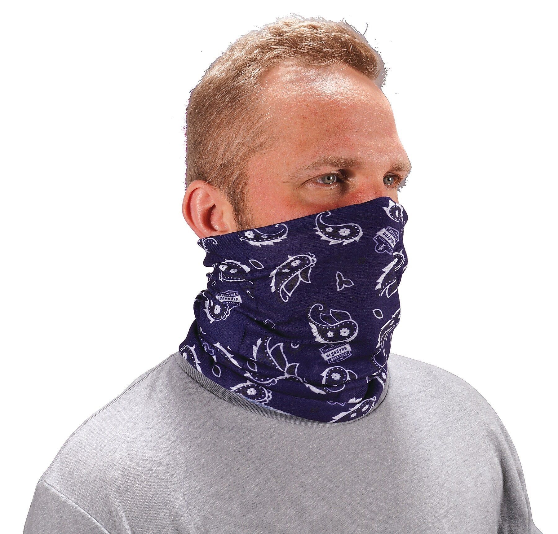Ergodyne CORE Headband, Navy Western, One Size