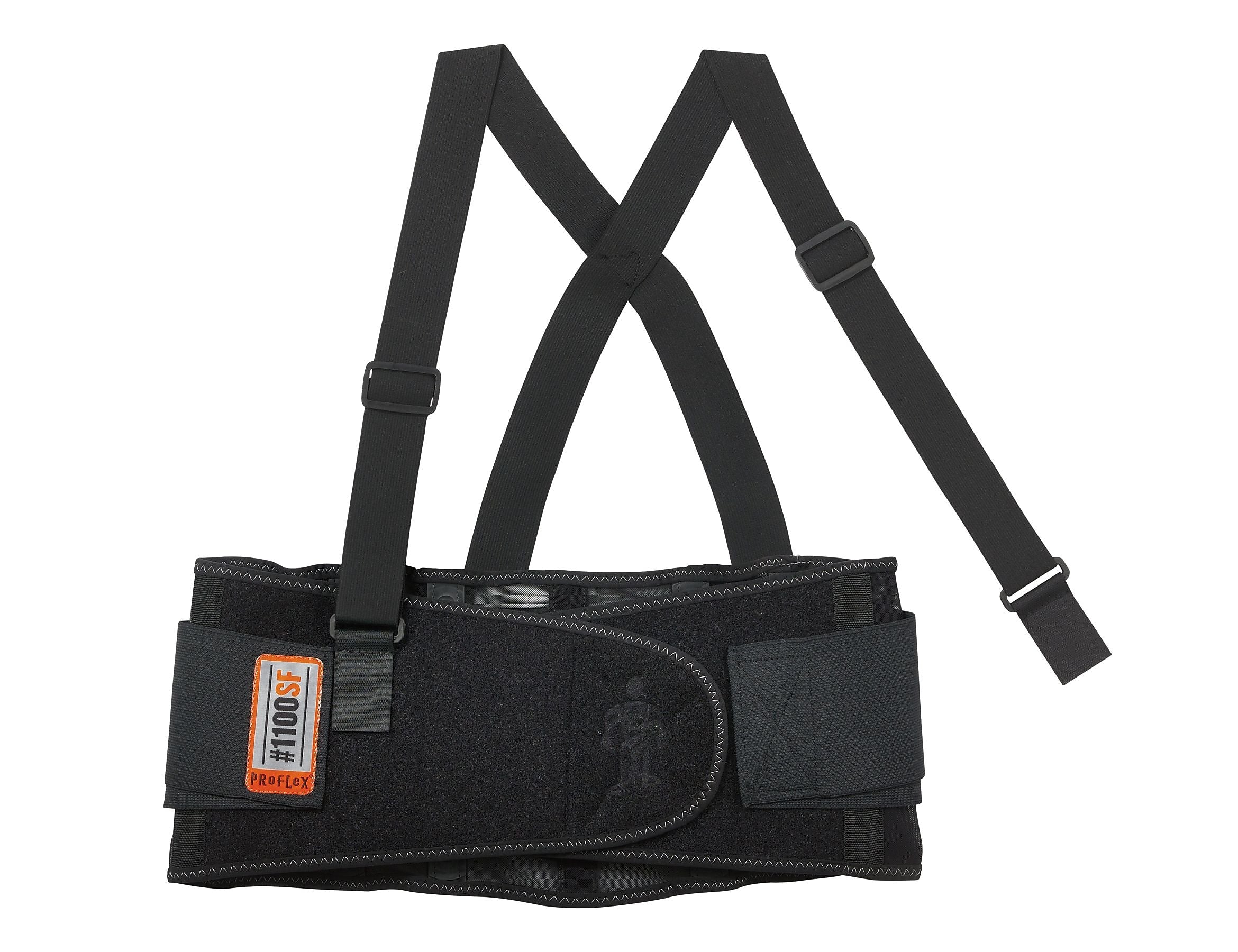Ergodyne® ProFlex® 1100SF Standard Back Support, Black, Large