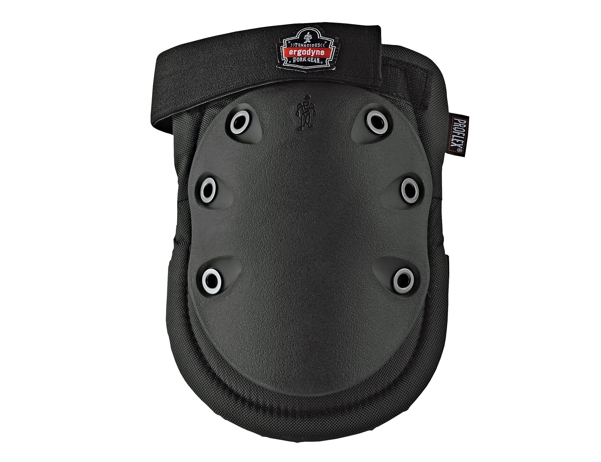 Ergodyne® ProFlex® Knee Pad With Slip Resistant Rubber Cap, Black, Pair