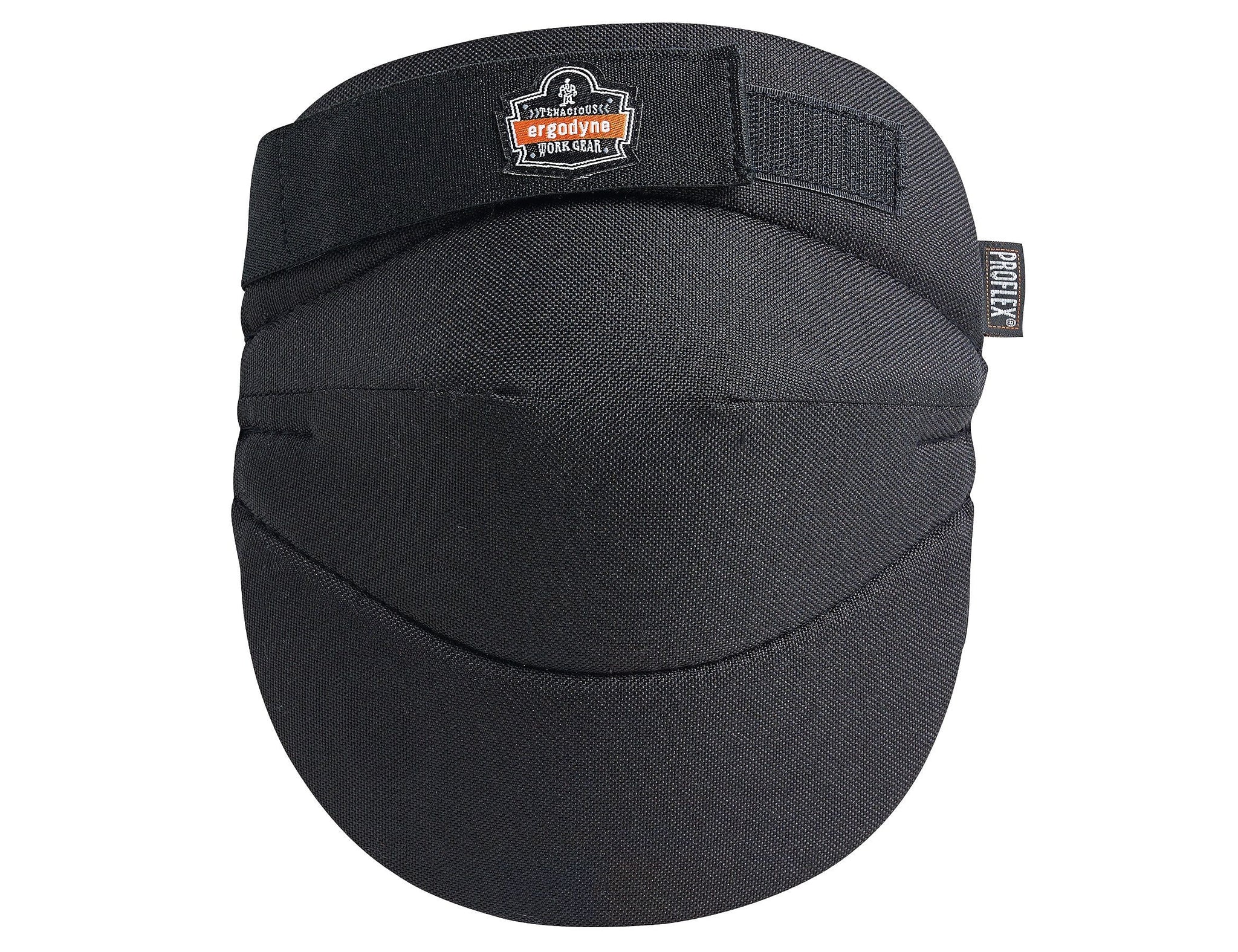 Ergodyne® ProFlex® Knee Pad With Wide Soft Cap, Black, Pair