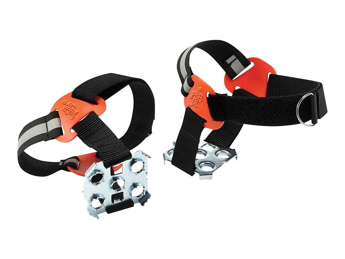 Ergodyne Trex 6315 Nylon and Steel Strap-On Heel Ice Traction Device, Size M/L , Pair