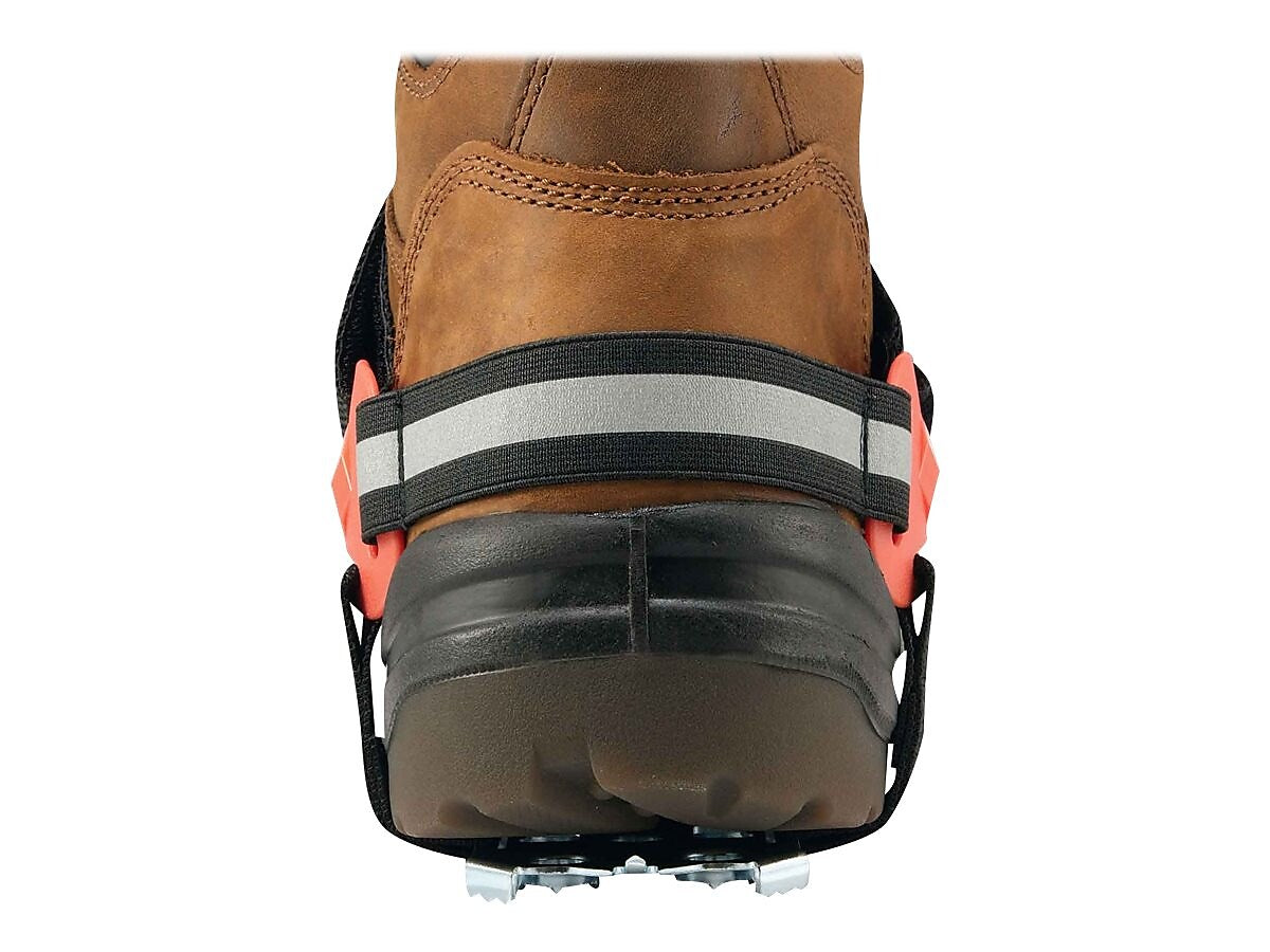 Ergodyne Trex 6315 Nylon and Steel Strap-On Heel Ice Traction Device, Size M/L , Pair