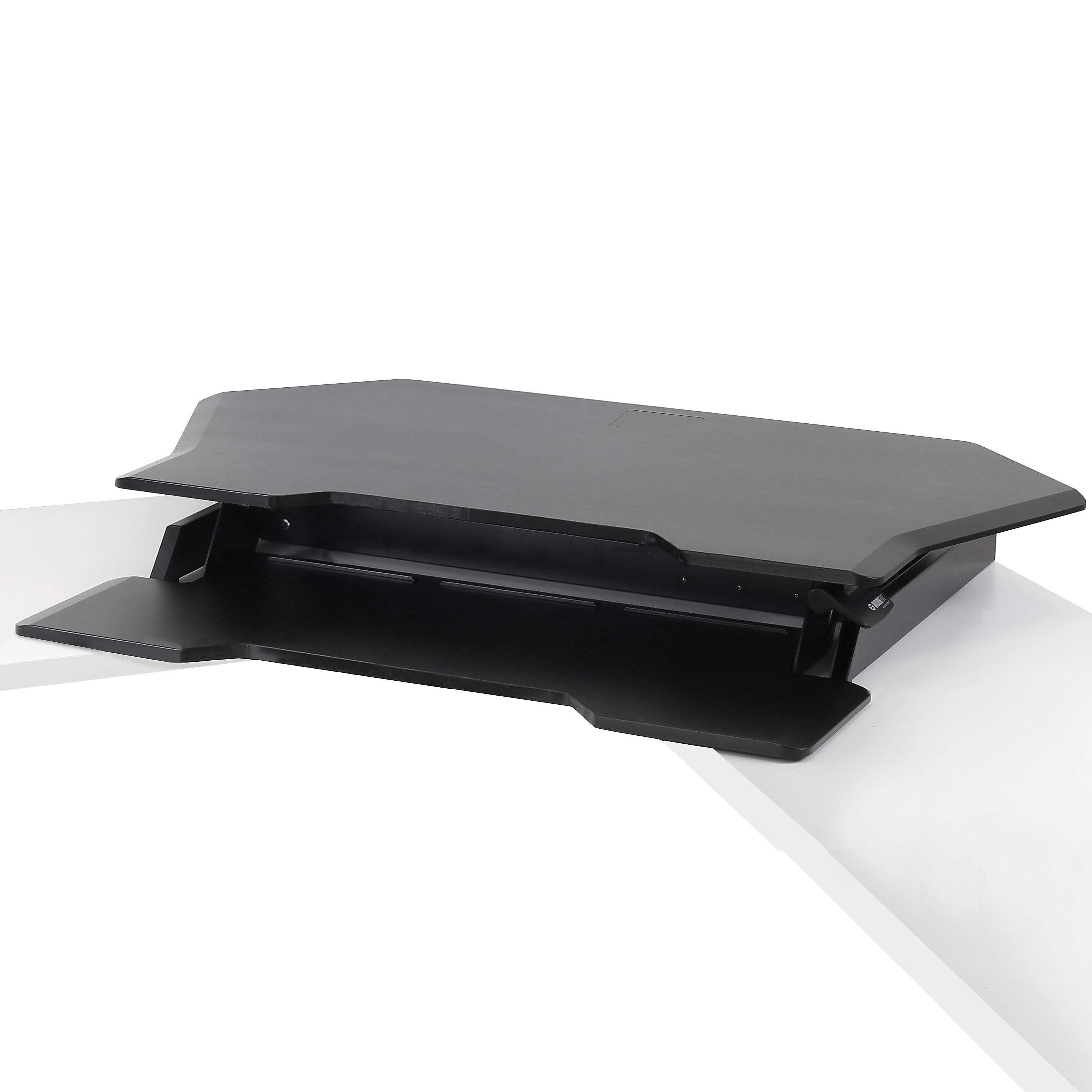 Ergotron WorkFit Corner Adjustable Standing Desk Converter, Black