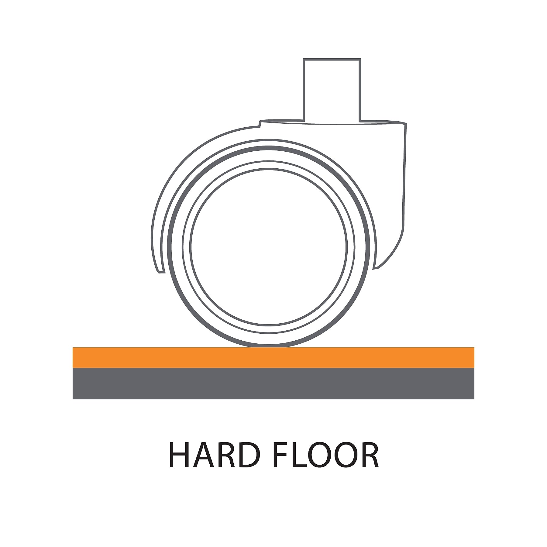 E.S. Robbins Anchormat Chair Mat for Hard Floors, 46