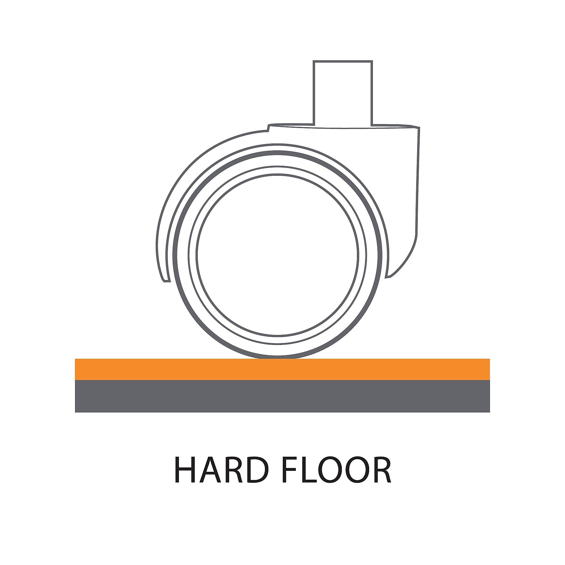 E.S. Robbins Anchormat Chair Mat for Hard Floors, 46