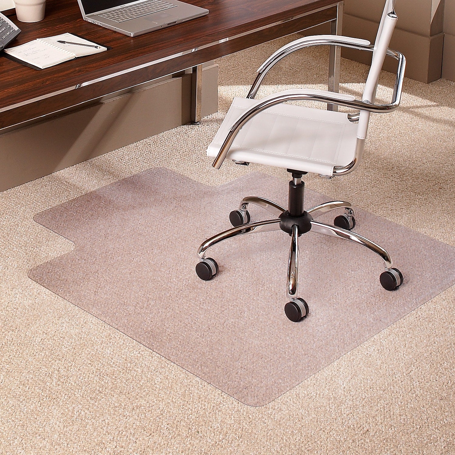 ES Robbins EverLife Carpet Chair Mat with Lip, 45