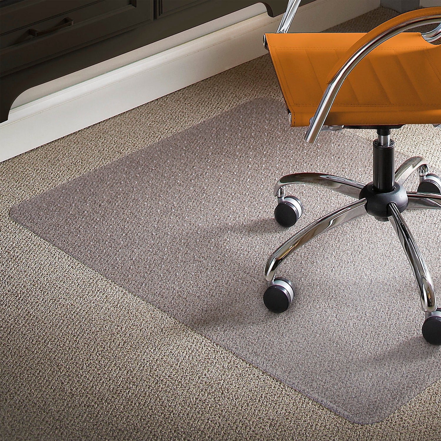 ES Robbins Natural Origins Carpet Chair Mat, 46