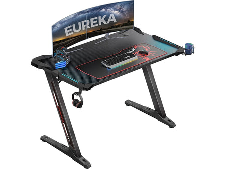 Eureka Colonel Z1-S 45" Computer Gaming Desk, Black