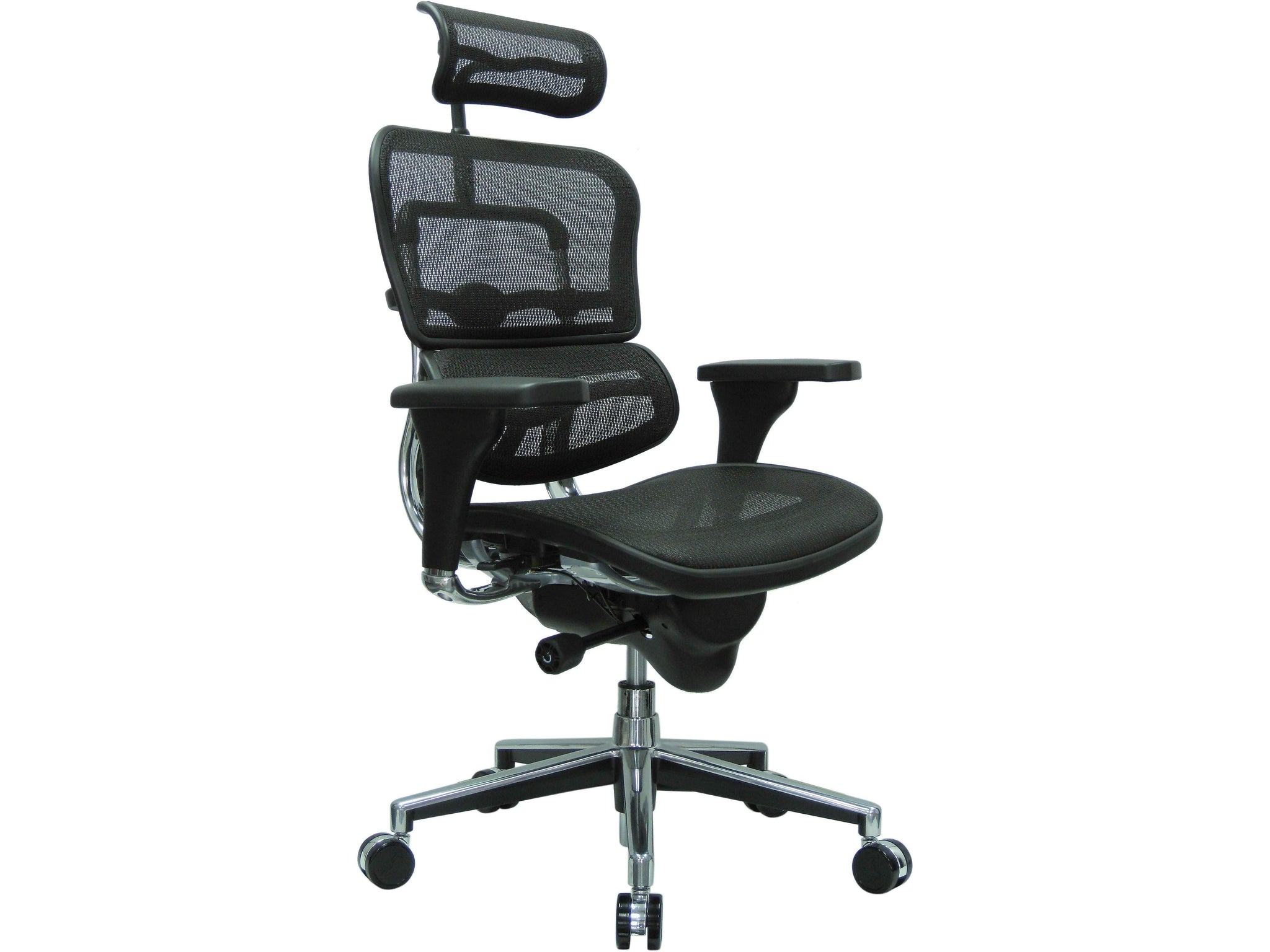 Eurotech High Back Mesh Task Chair, Black )