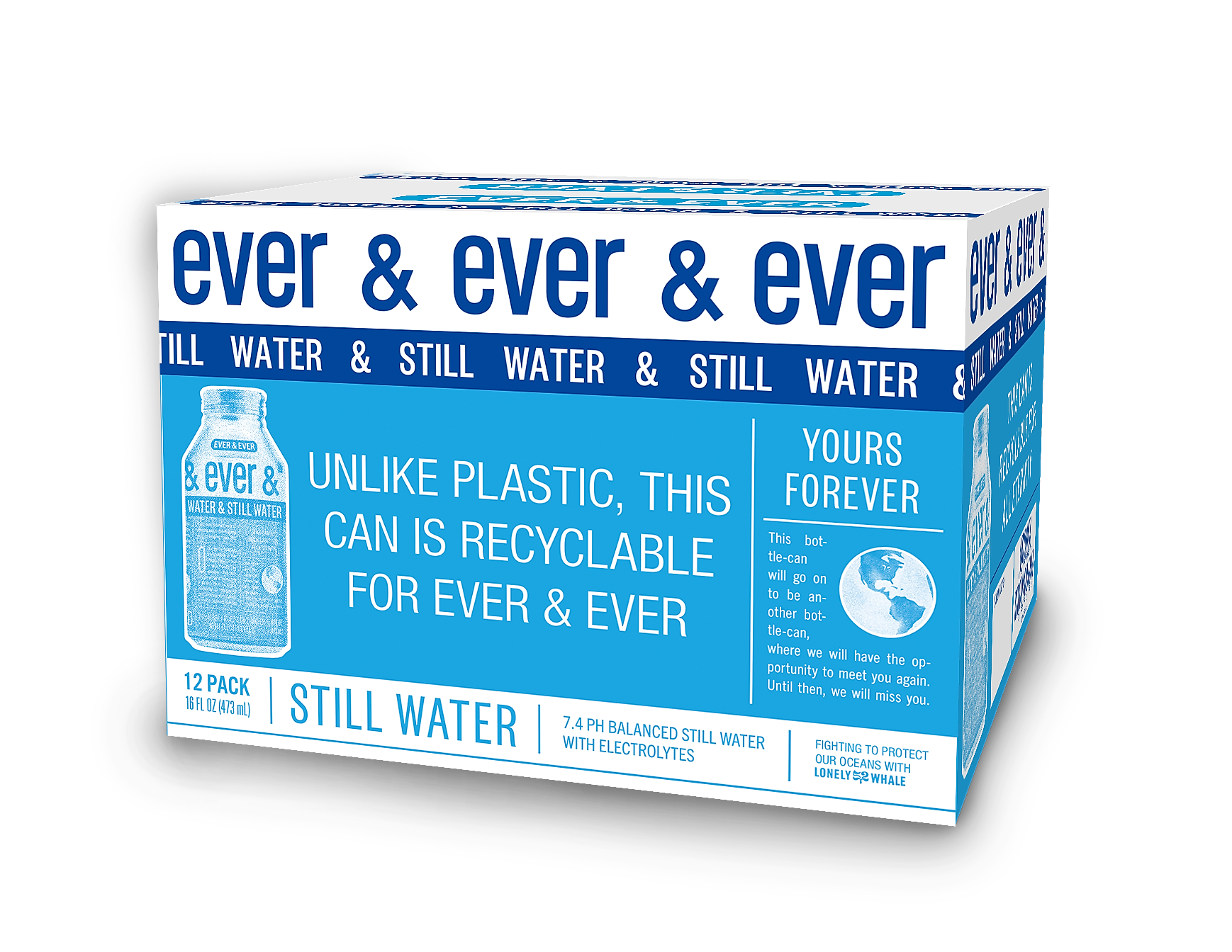 Ever & Ever Reverse Osmosis Still Water, 16 Oz., 12/Carton