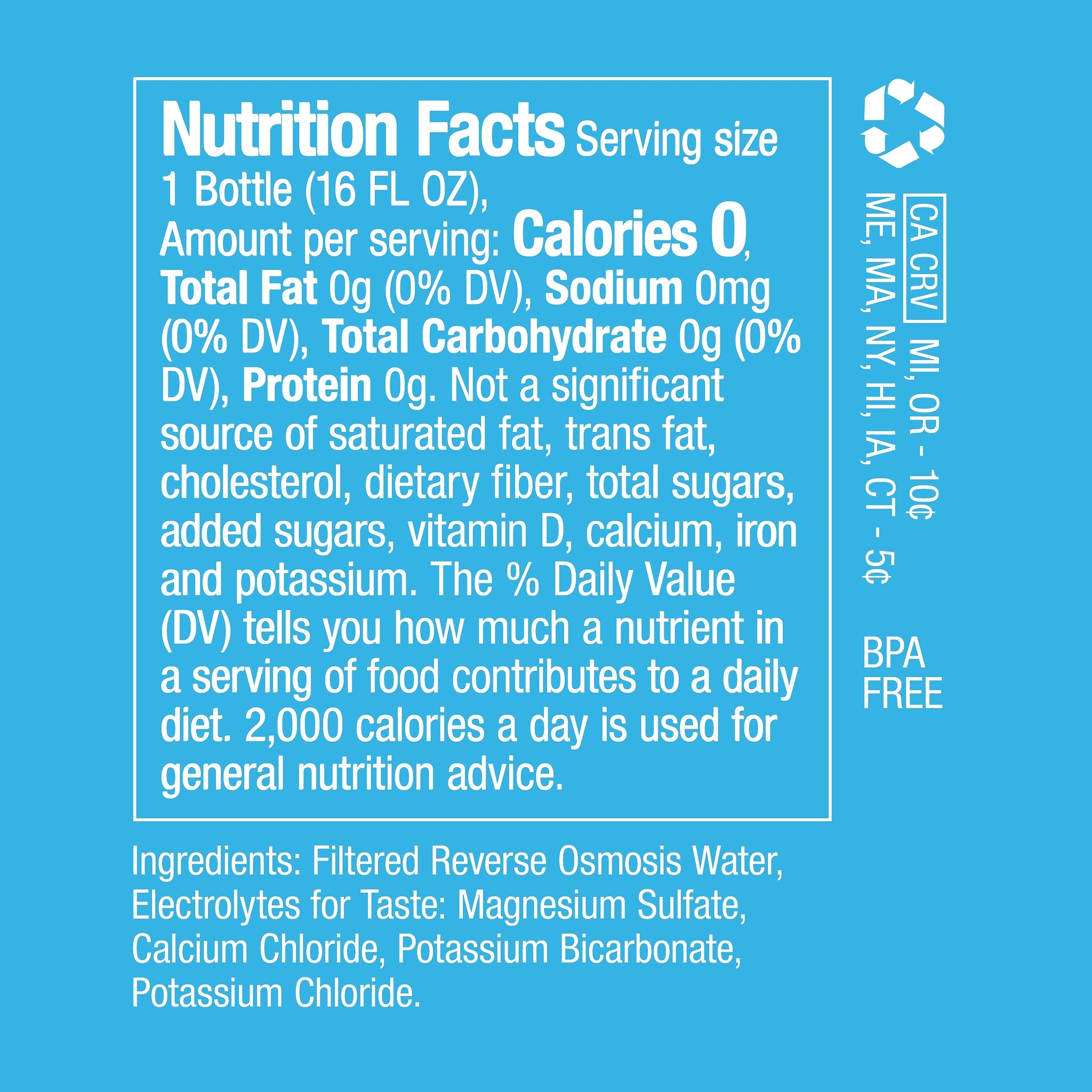 Ever & Ever Reverse Osmosis Still Water, 16 Oz., 12/Carton