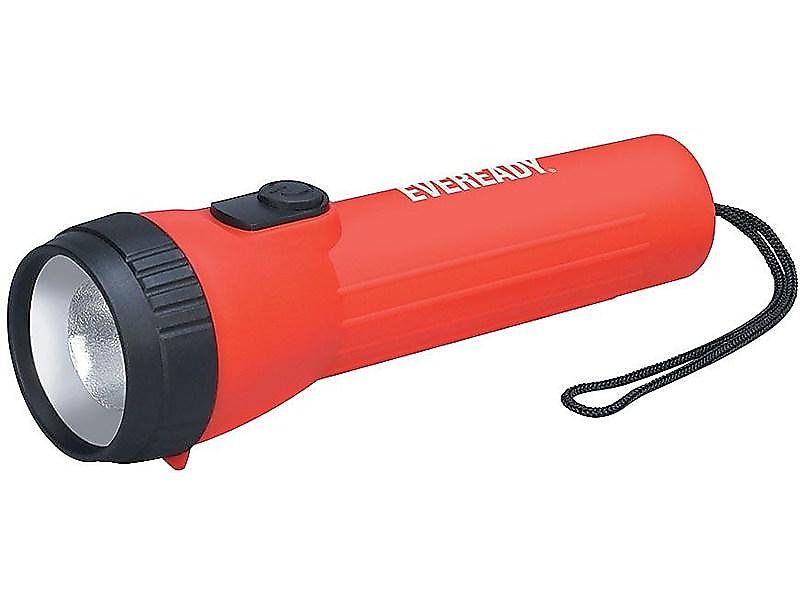 Eveready 7.09" LED Flashlight, Red