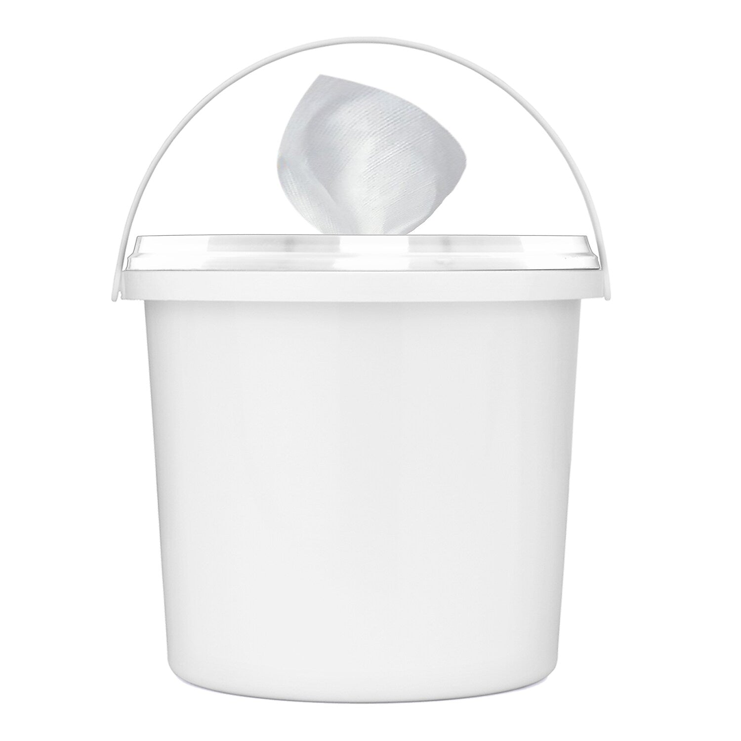 Everwipe Wetwipe Mobile Bucket, White/Blue, 2/Carton