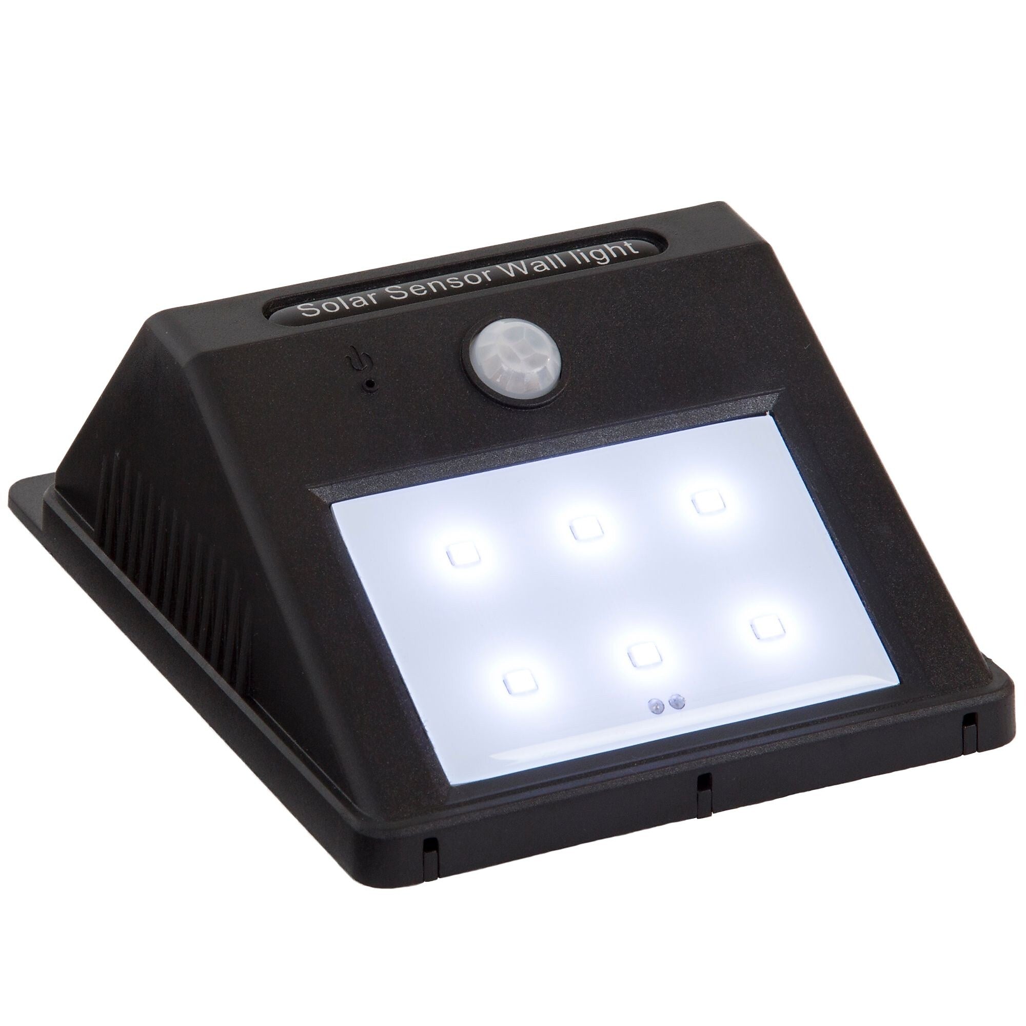 Everyday Home Solar Power Motion Activated Outdoor Wall Light