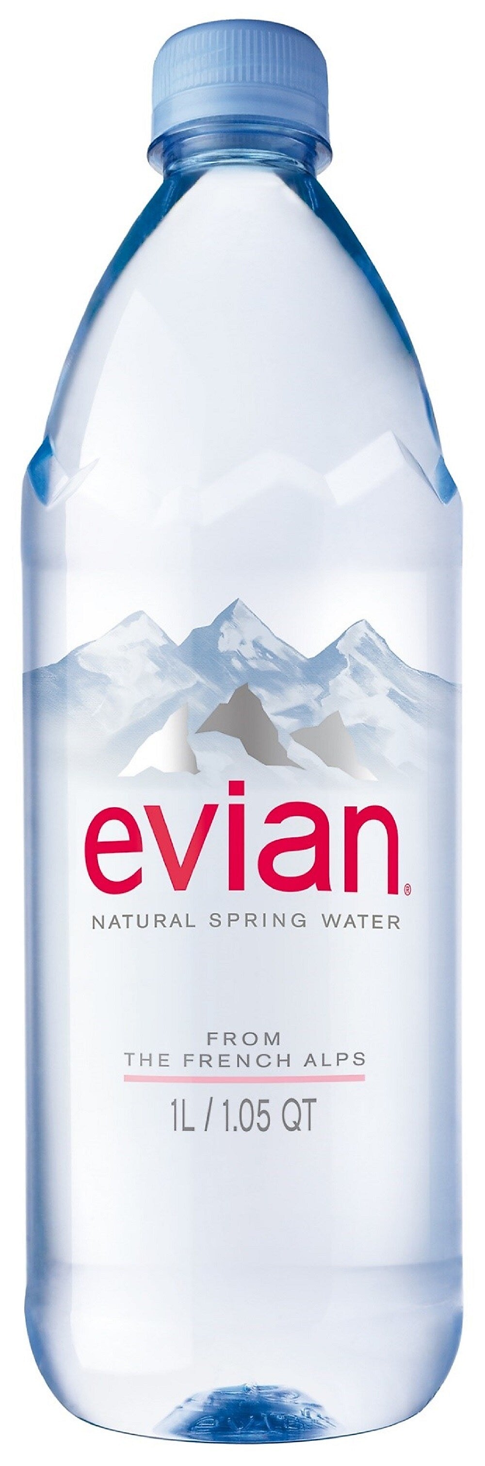 Evian Water, 1 Liter, Pack of 12