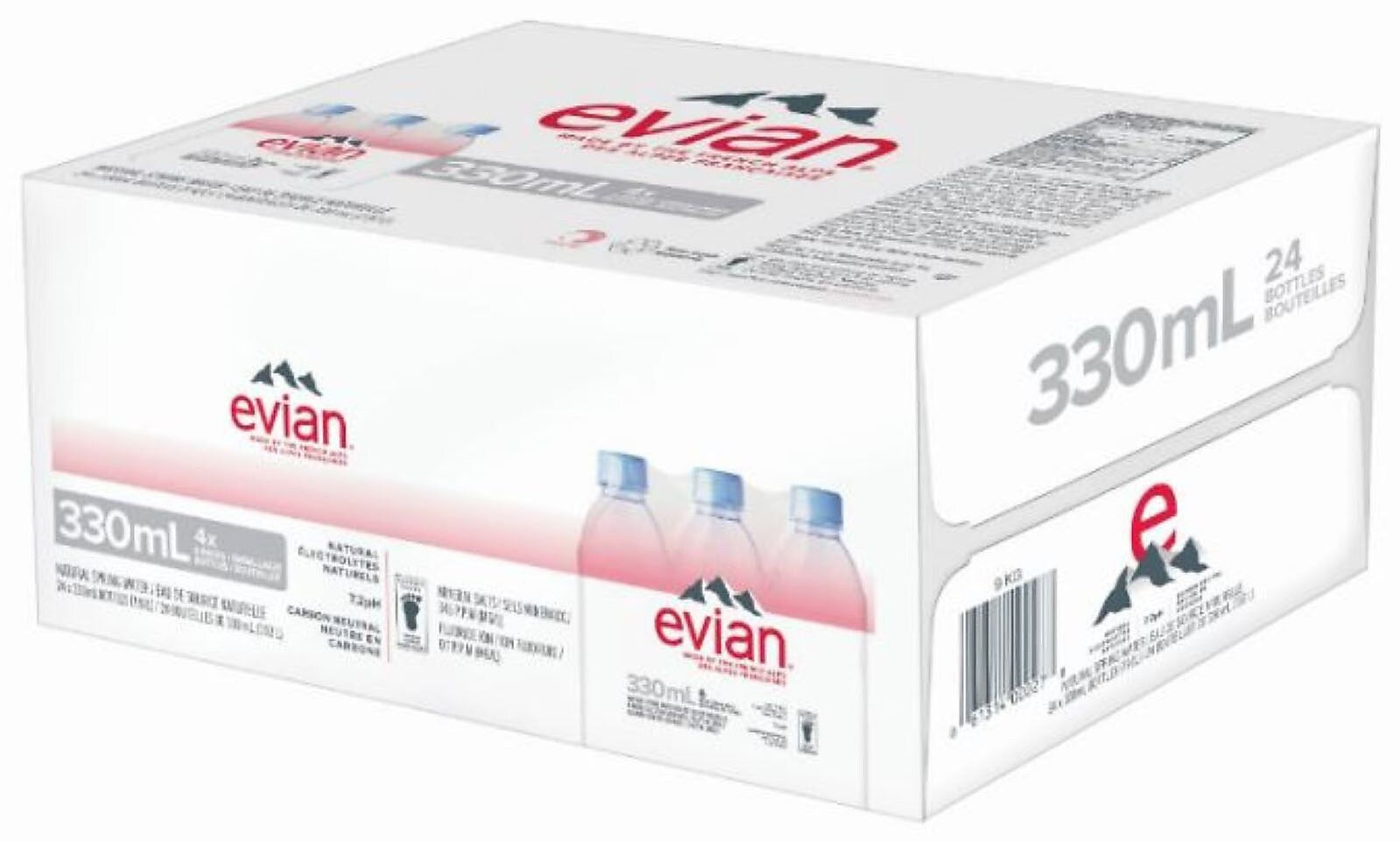 Evian Water, 11.2 fl oz., 24/Carton