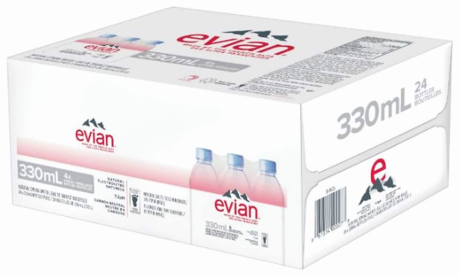 Evian Water, 11.2 fl oz., 24/Carton