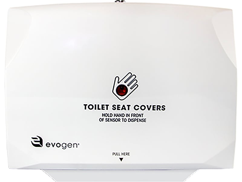 EvoGen No-Touch Toilet Seat Cover Dispenser, White
