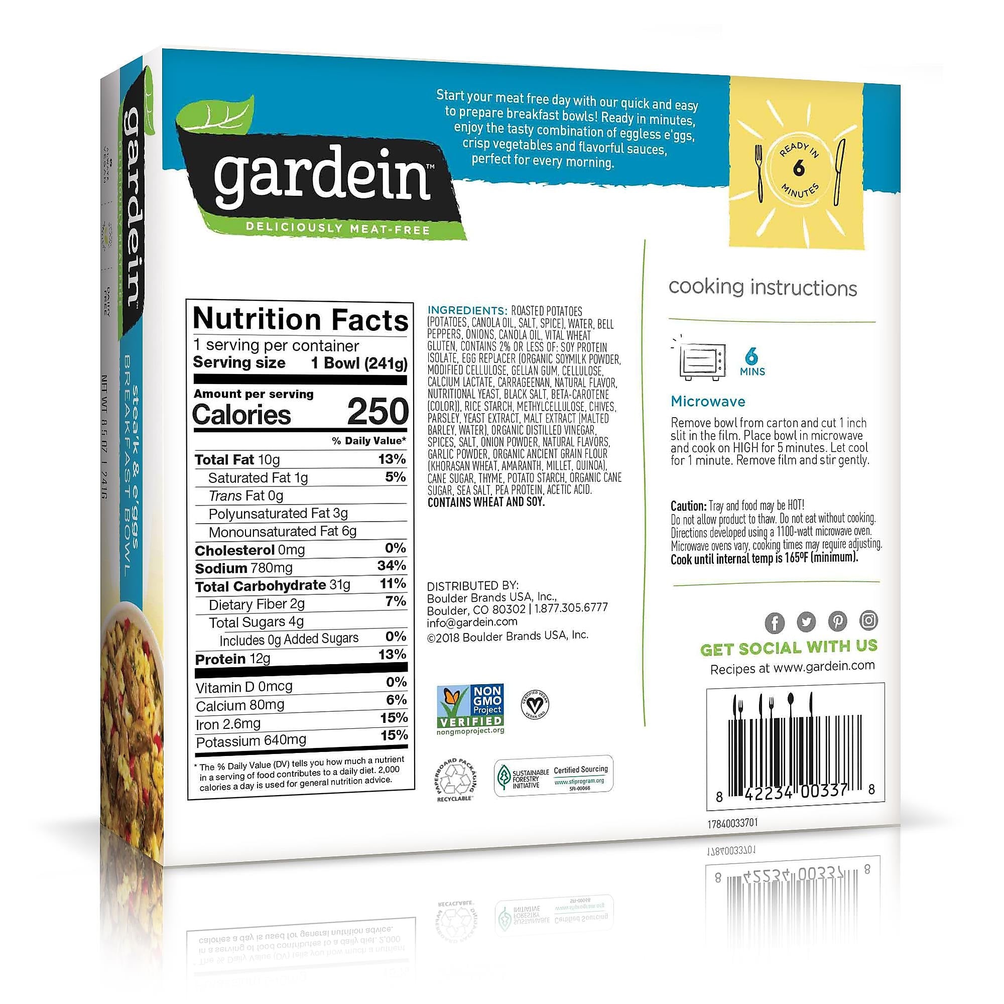 eVOL Truffle Parmesan Mac and Cheese Macaroni & Cheese, 8 oz., 5/Pack