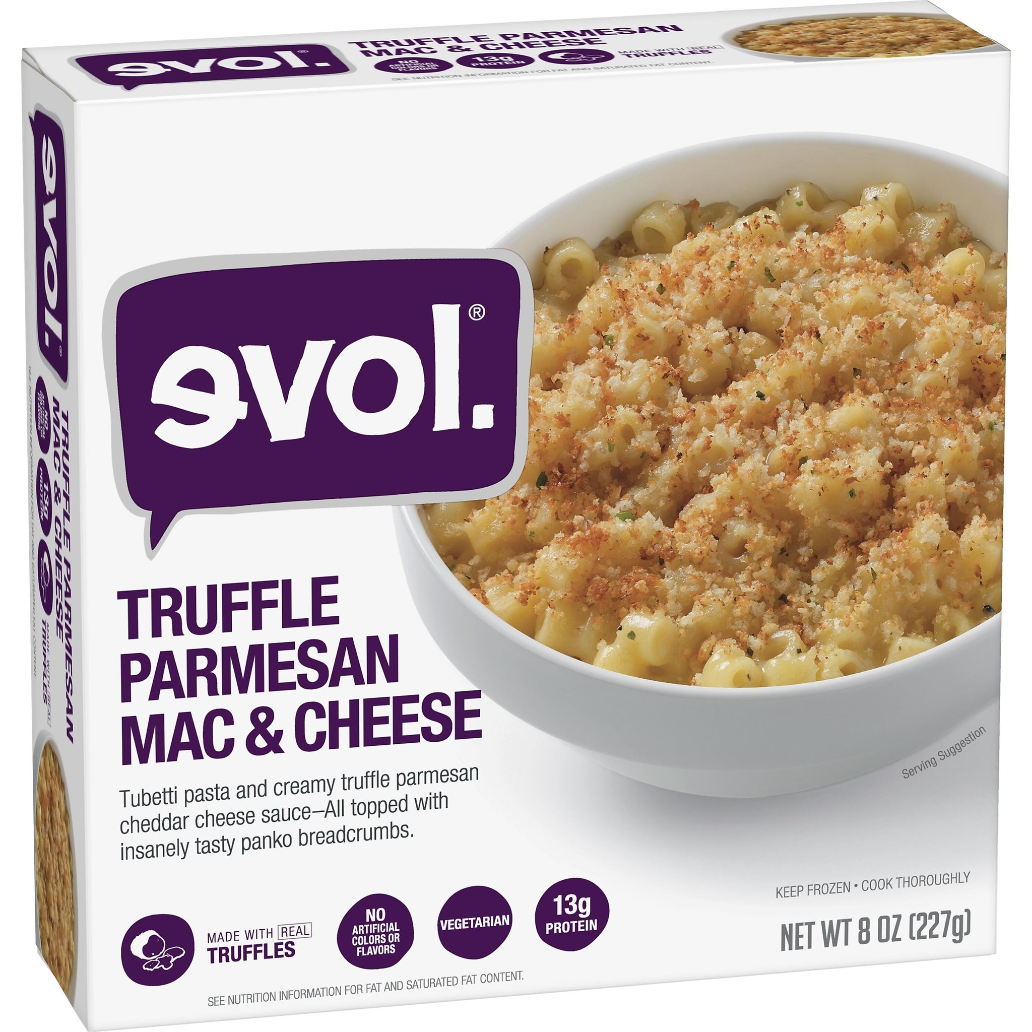 EVOL Truffle Parmesan Mac and Cheese Macaroni & Cheese, 8 oz., 5/Pack