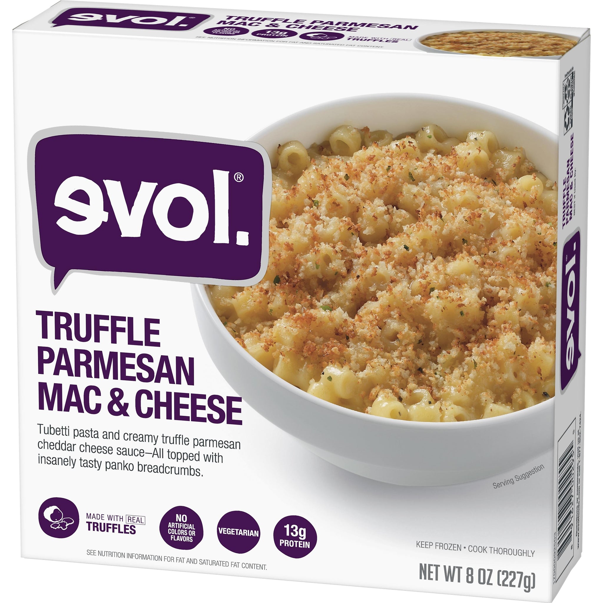 EVOL Truffle Parmesan Mac and Cheese Macaroni & Cheese, 8 oz., 5/Pack
