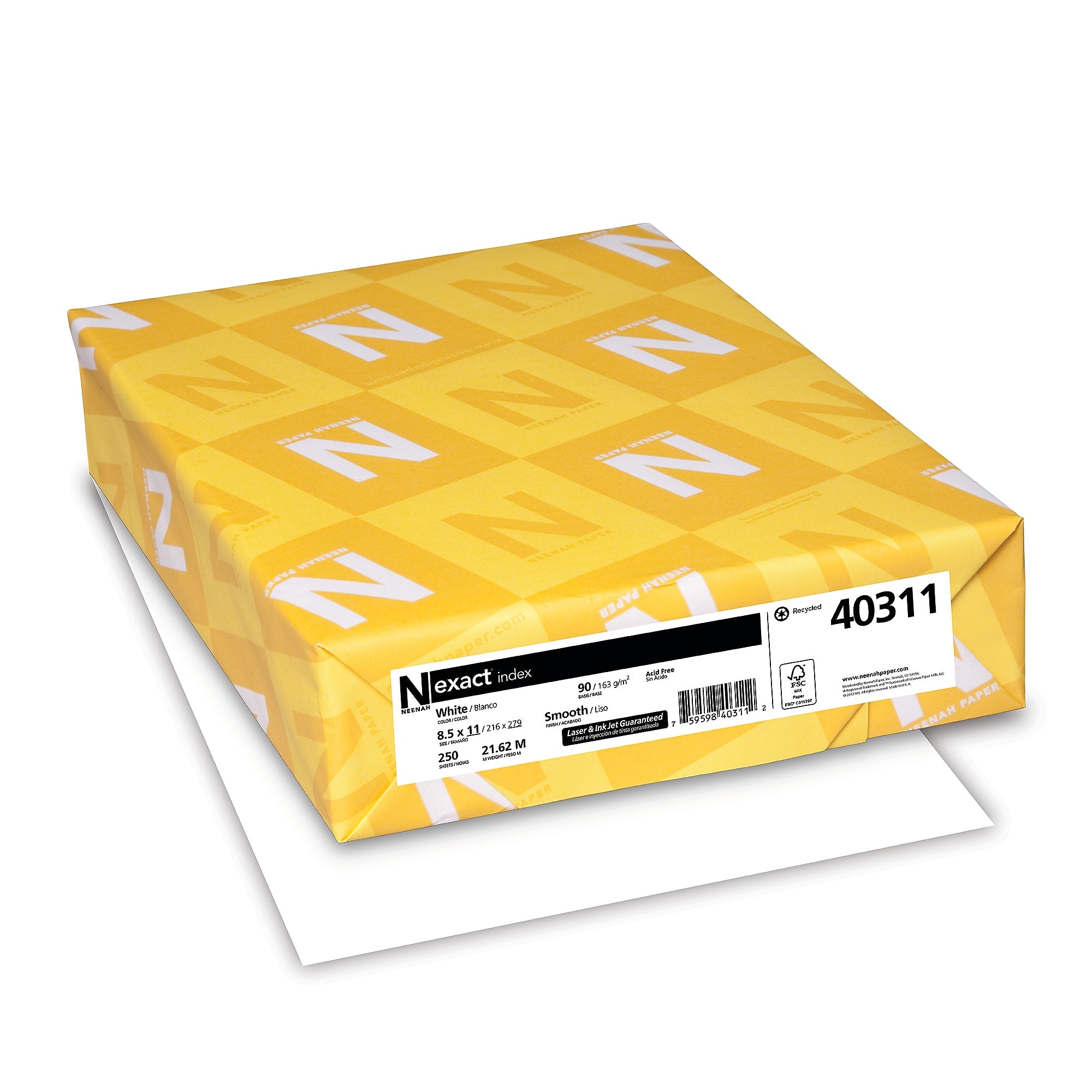 Exact 90 lb. Index Paper, 8.5