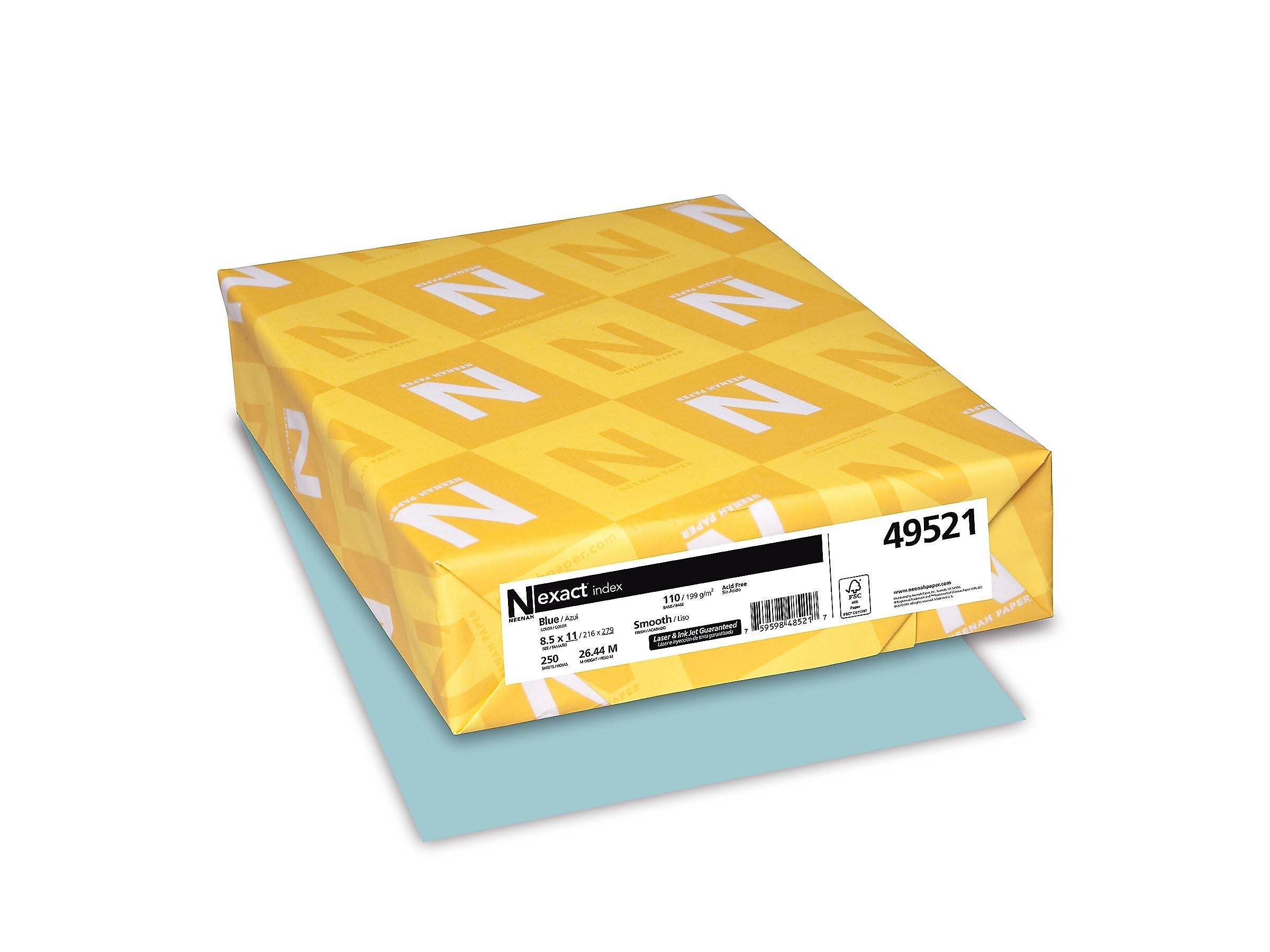 Exact Index Index 110 lb. Cardstock Paper, 8.5
