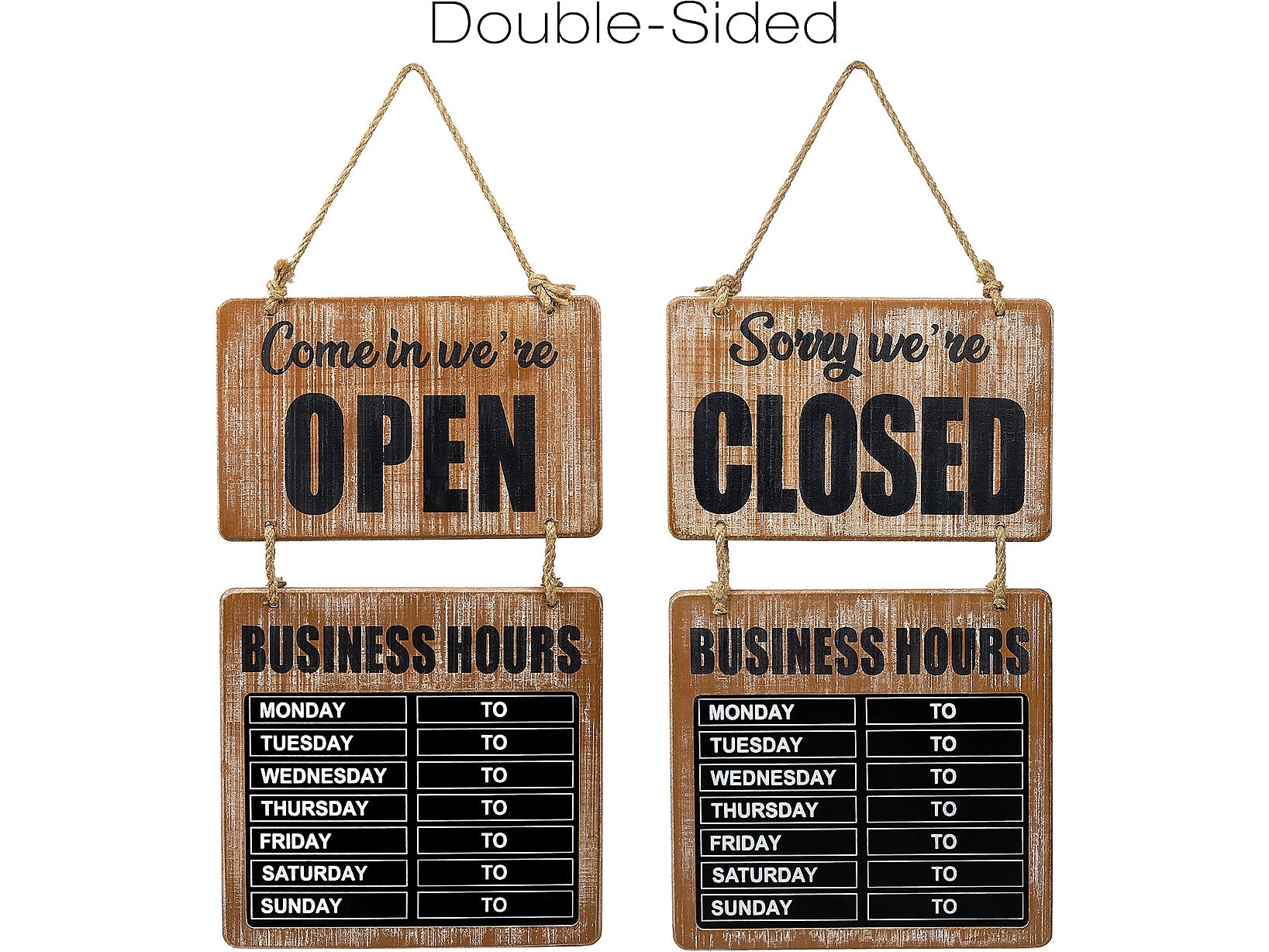 Excello Global Products Business Hours Outdoor Sign, 9.75
