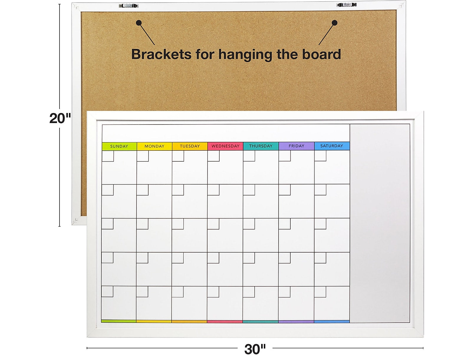Excello Global Products Magnetic Dry-Erase Whiteboard, 20