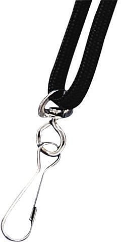 Exclusive Imports Hook Fastener Breakaway Lanyard, Black