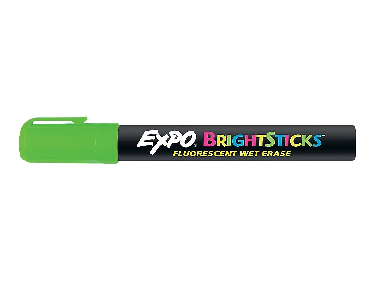 Expo BrightSticks Wet Erase Markers, Bullet Tip, Assorted, 5/Pack