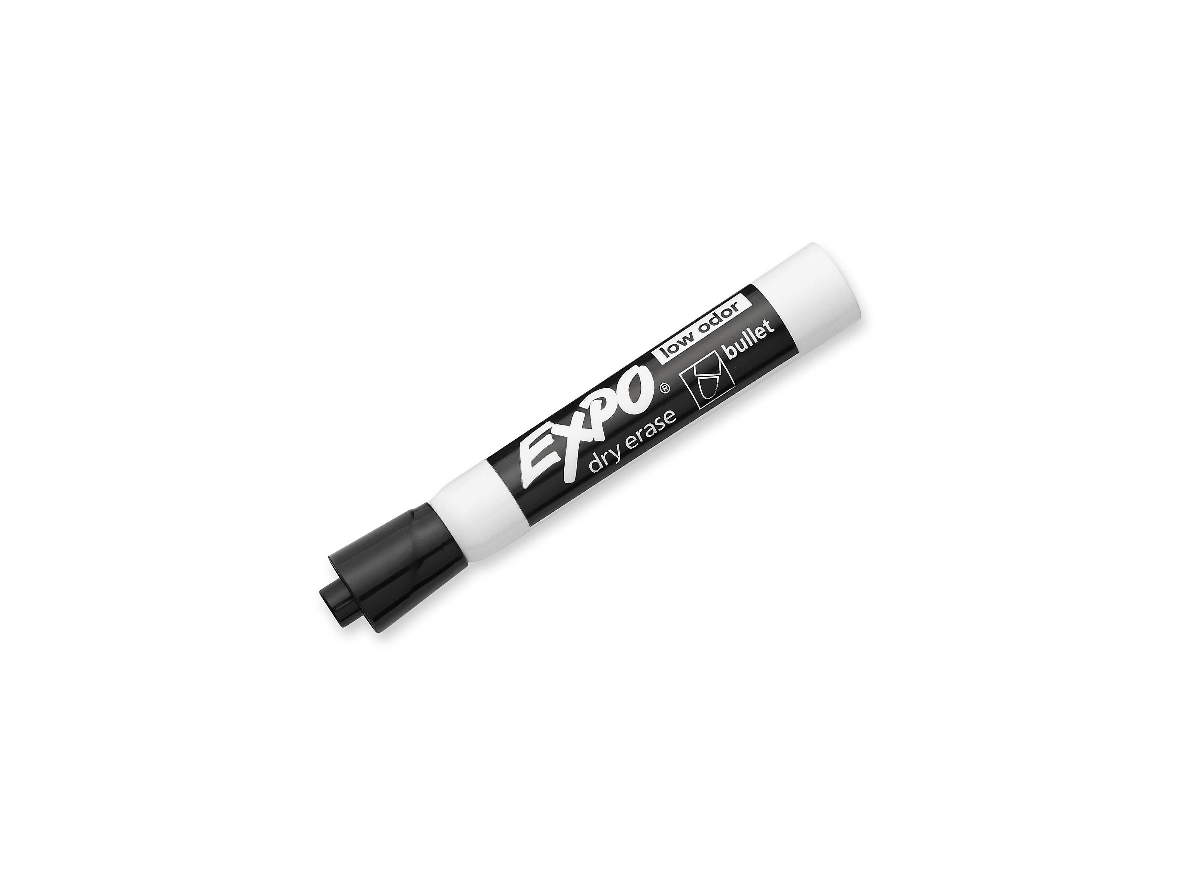 Expo Dry Erase Marker, Bullet Tip, Black