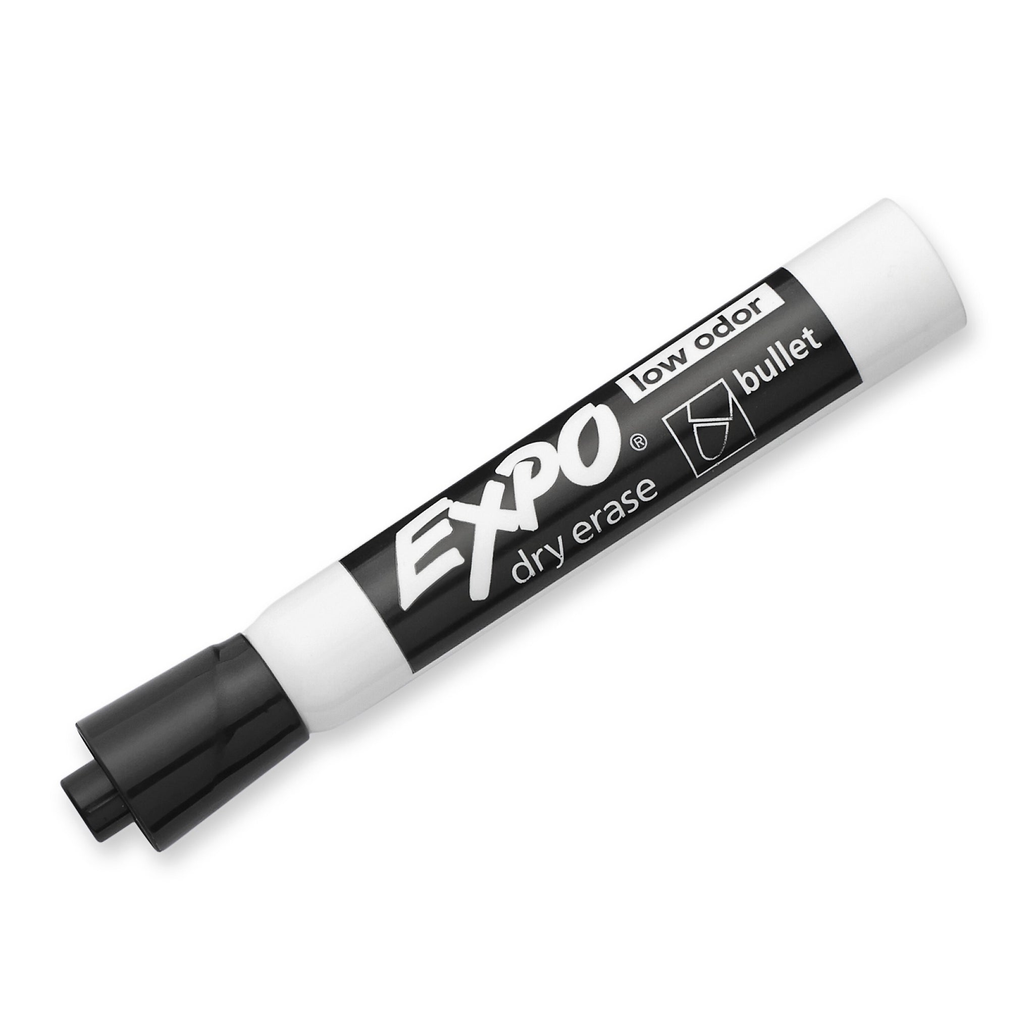 Expo Dry Erase Marker, Bullet Tip, Black