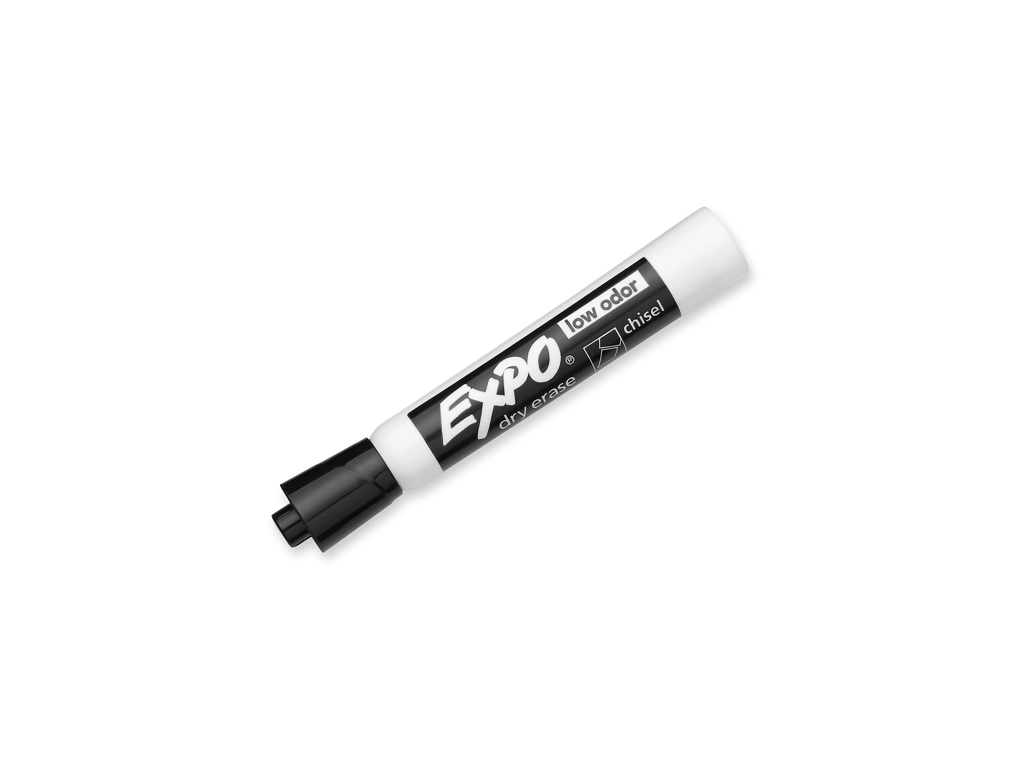 Expo Dry Erase Marker, Chisel Tip, Black