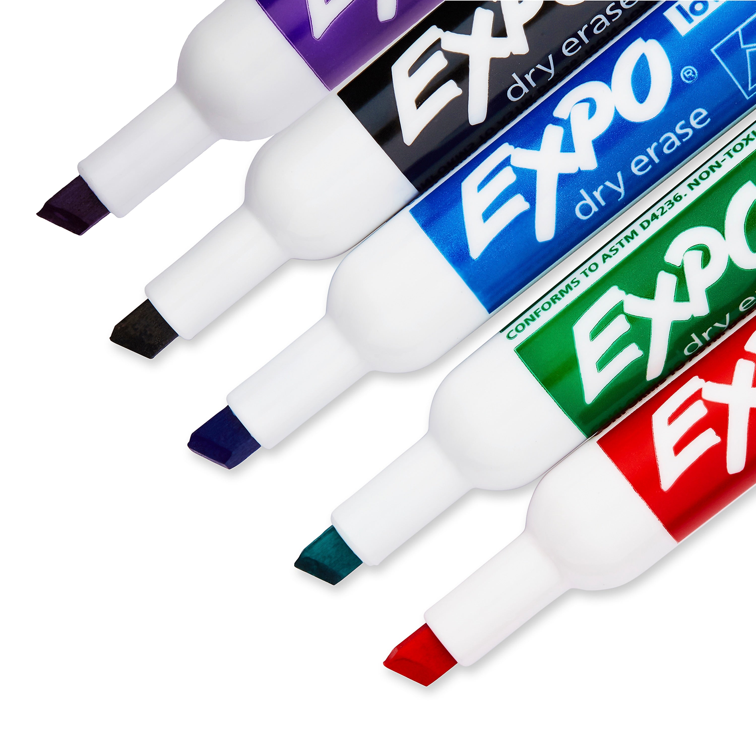 Expo Dry Erase Markers, Chisel Tip, Assorted, 36/Pack