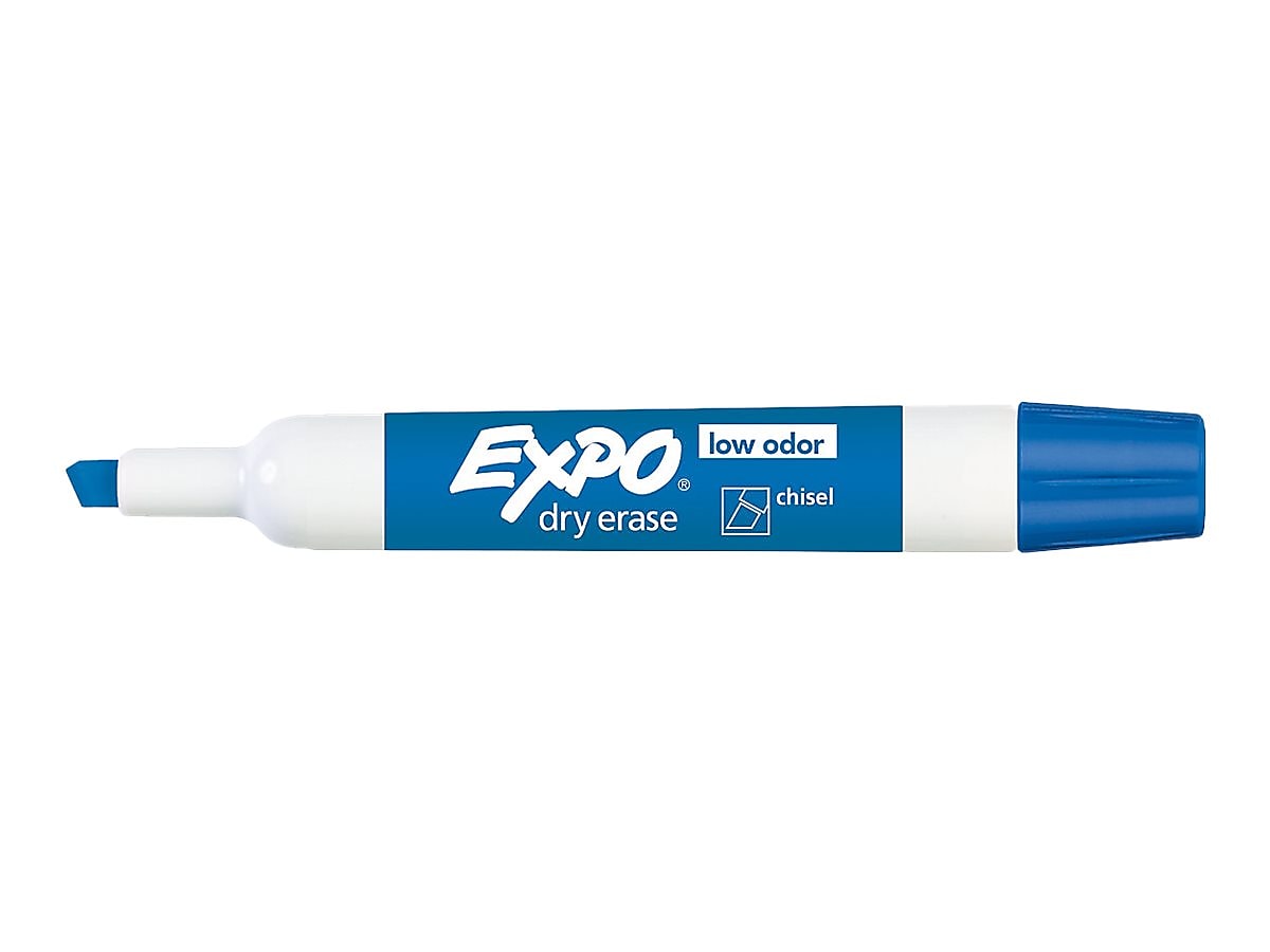 Expo Dry Erase Markers, Chisel Tip, Assorted, 8/Pack