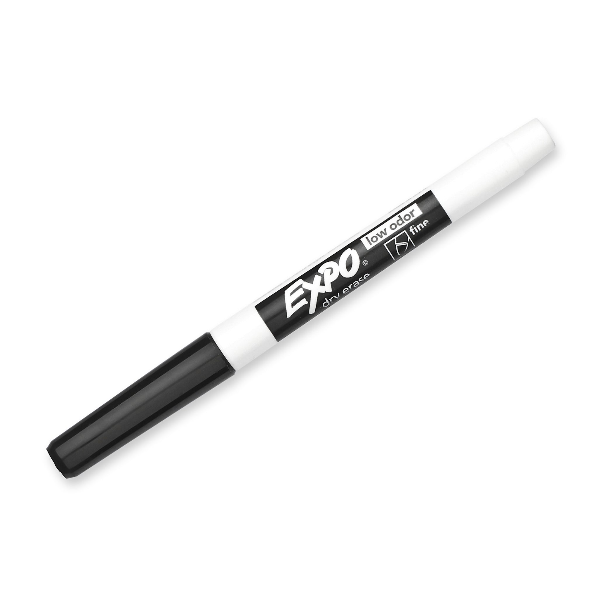 Expo Dry Erase Markers, Fine Tip, Black, 36/Pack