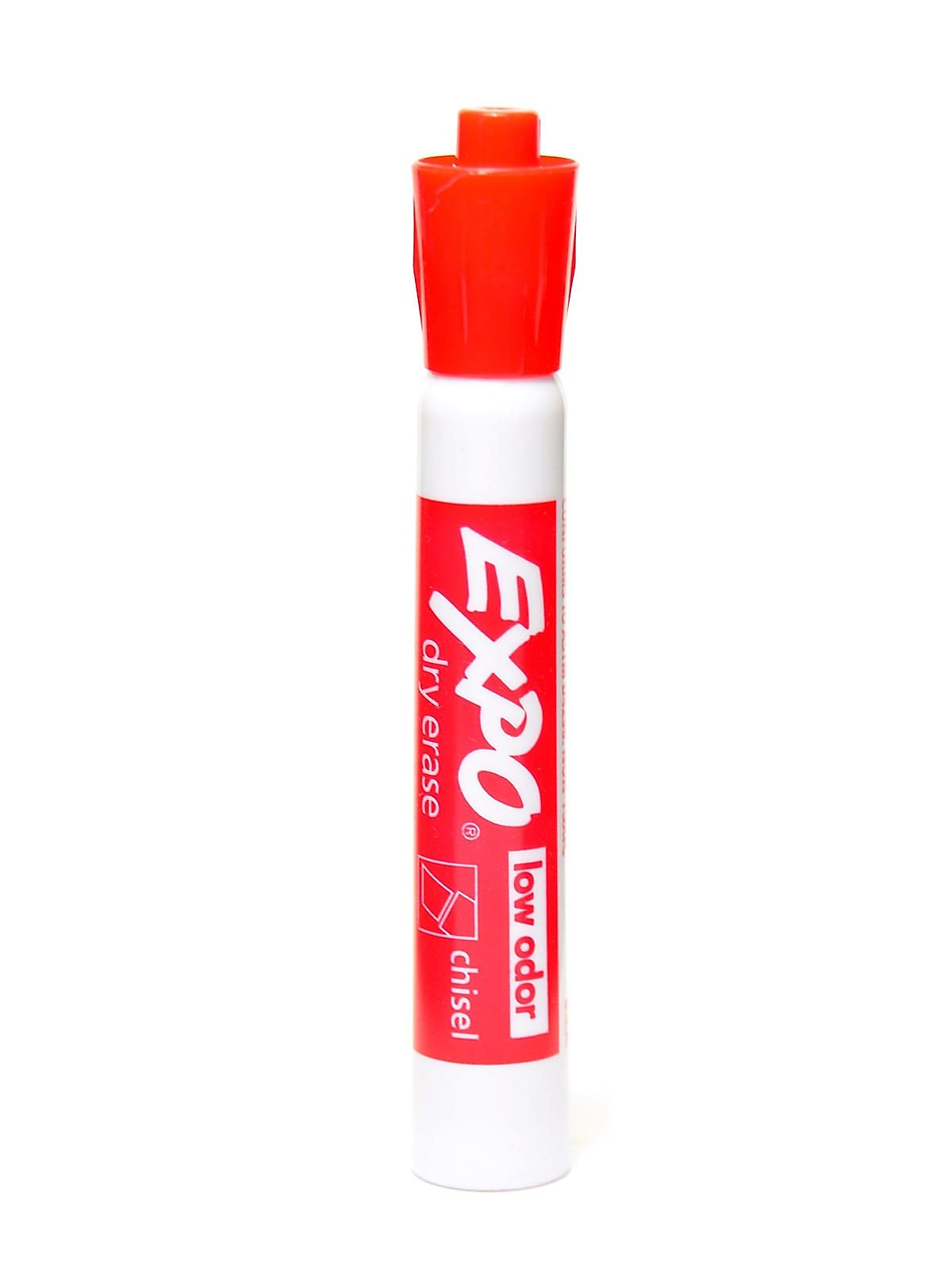 Expo Low-Odor Dry Erase Markers, Red, 6/Pack