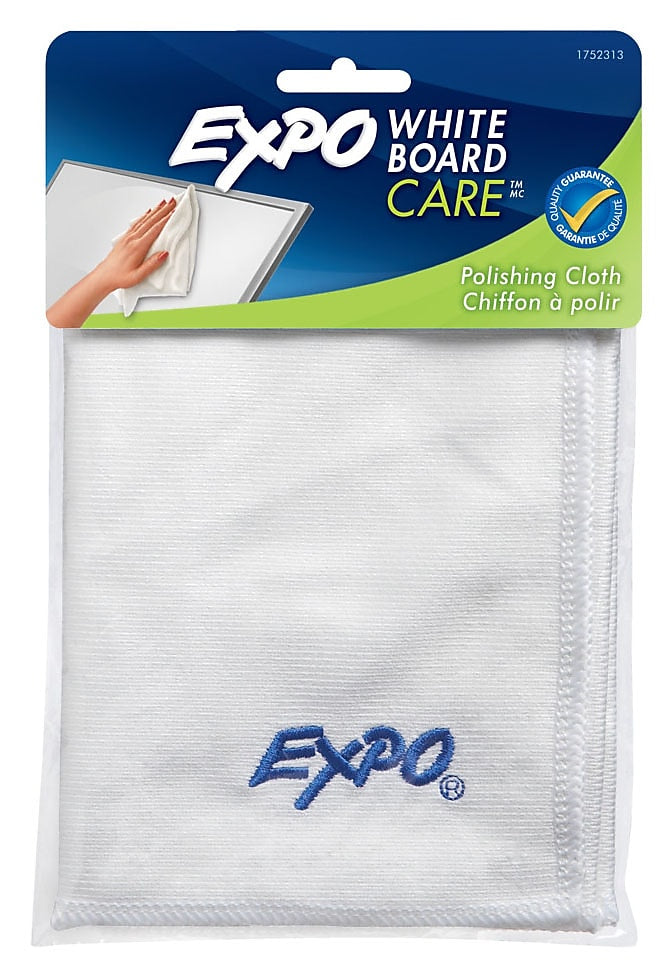 Expo Whiteboard Care Microfiber Cleaning Cloth, 12" x 12", White