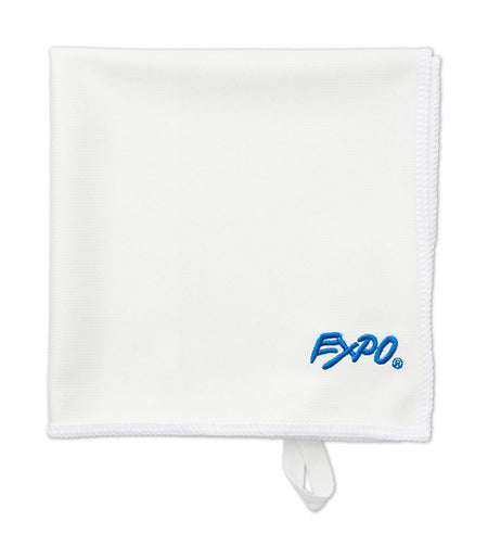 Expo Whiteboard Care Microfiber Cleaning Cloth, 12" x 12", White