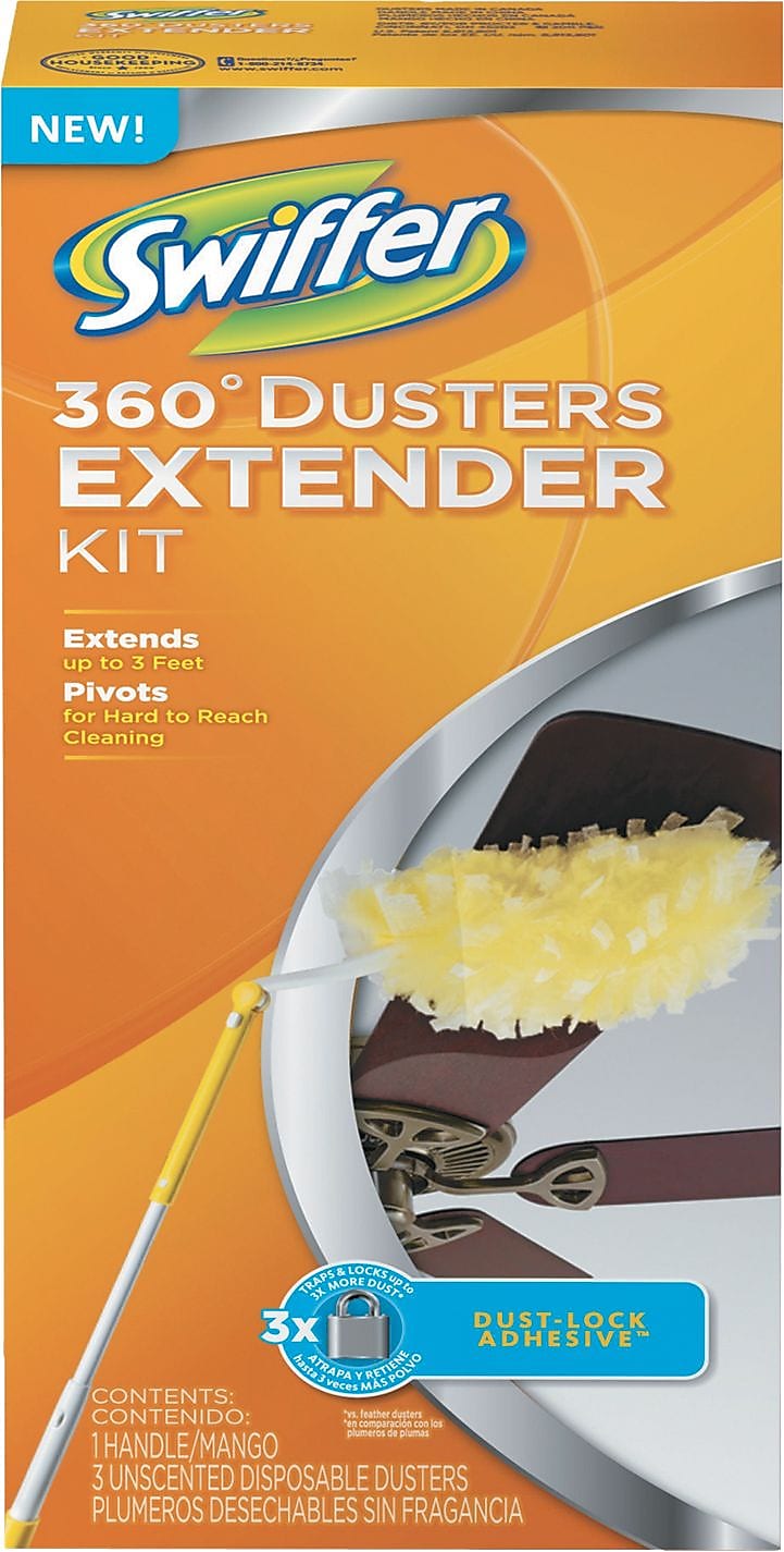 Extension-Handle Duster, 3 Ft. Handle, 6/Carton