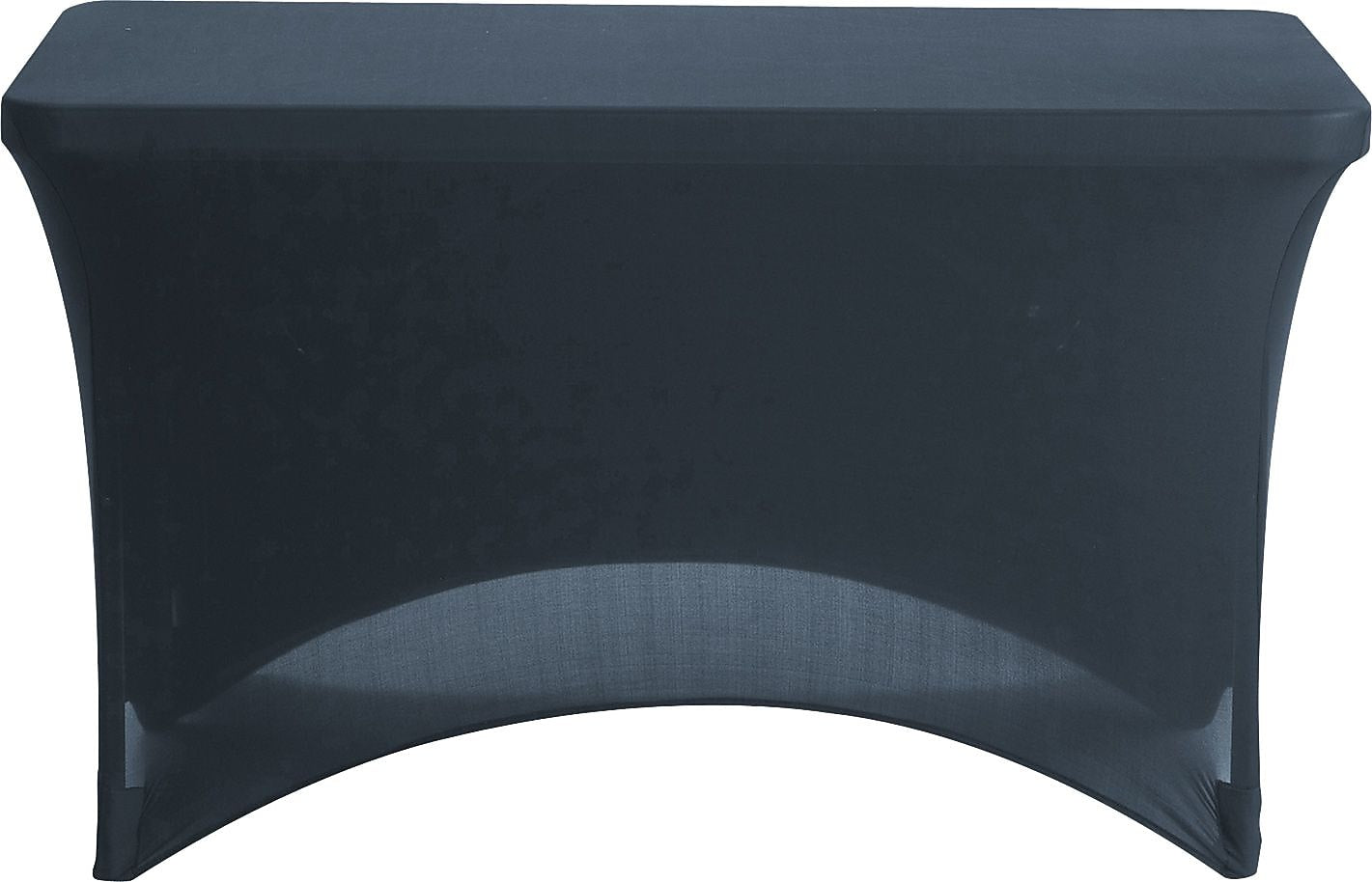 Fabric Table Cover 4' Black