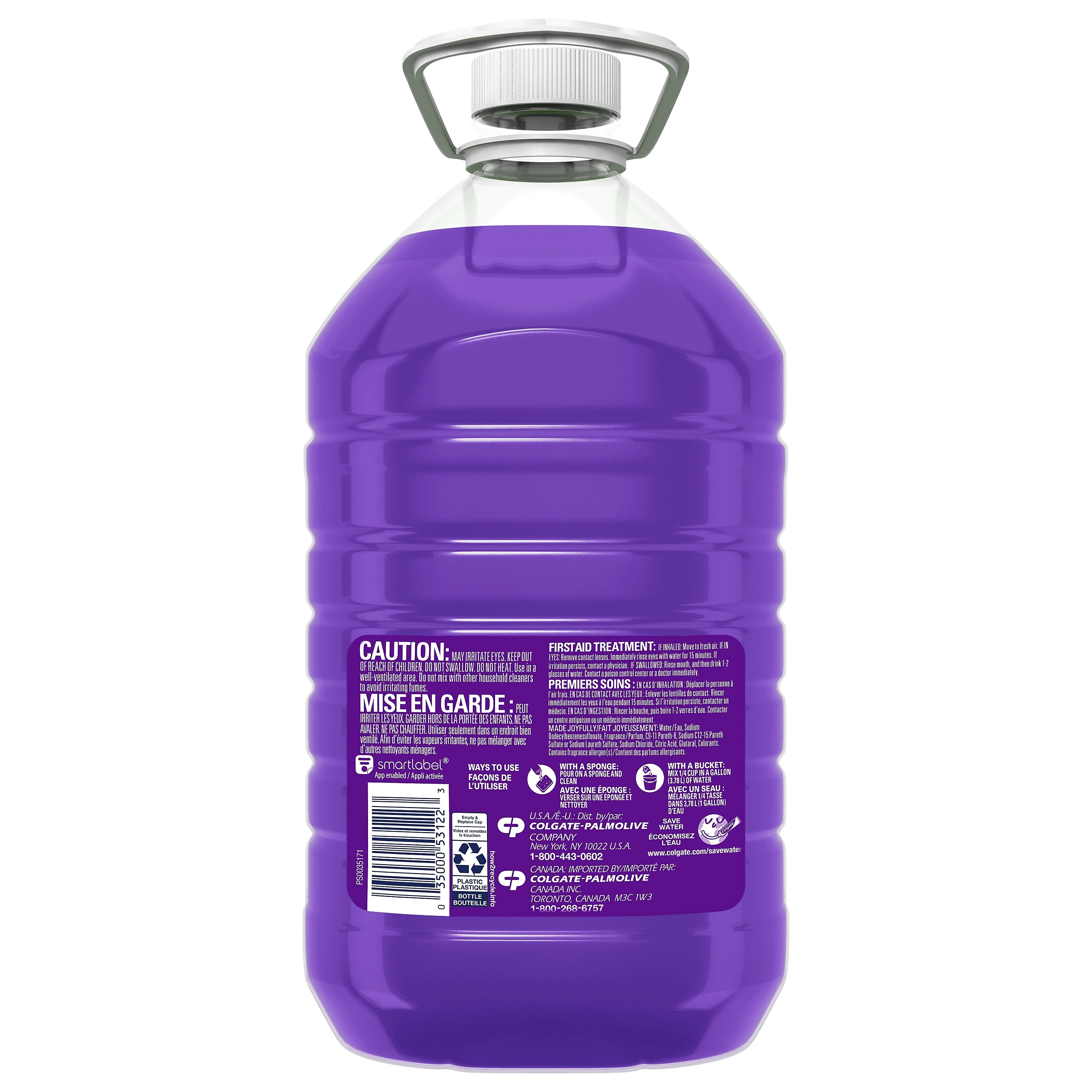 Fabuloso Multi-Purpose Cleaner, Lavender Scent, 169 fl. oz., 3/Carton