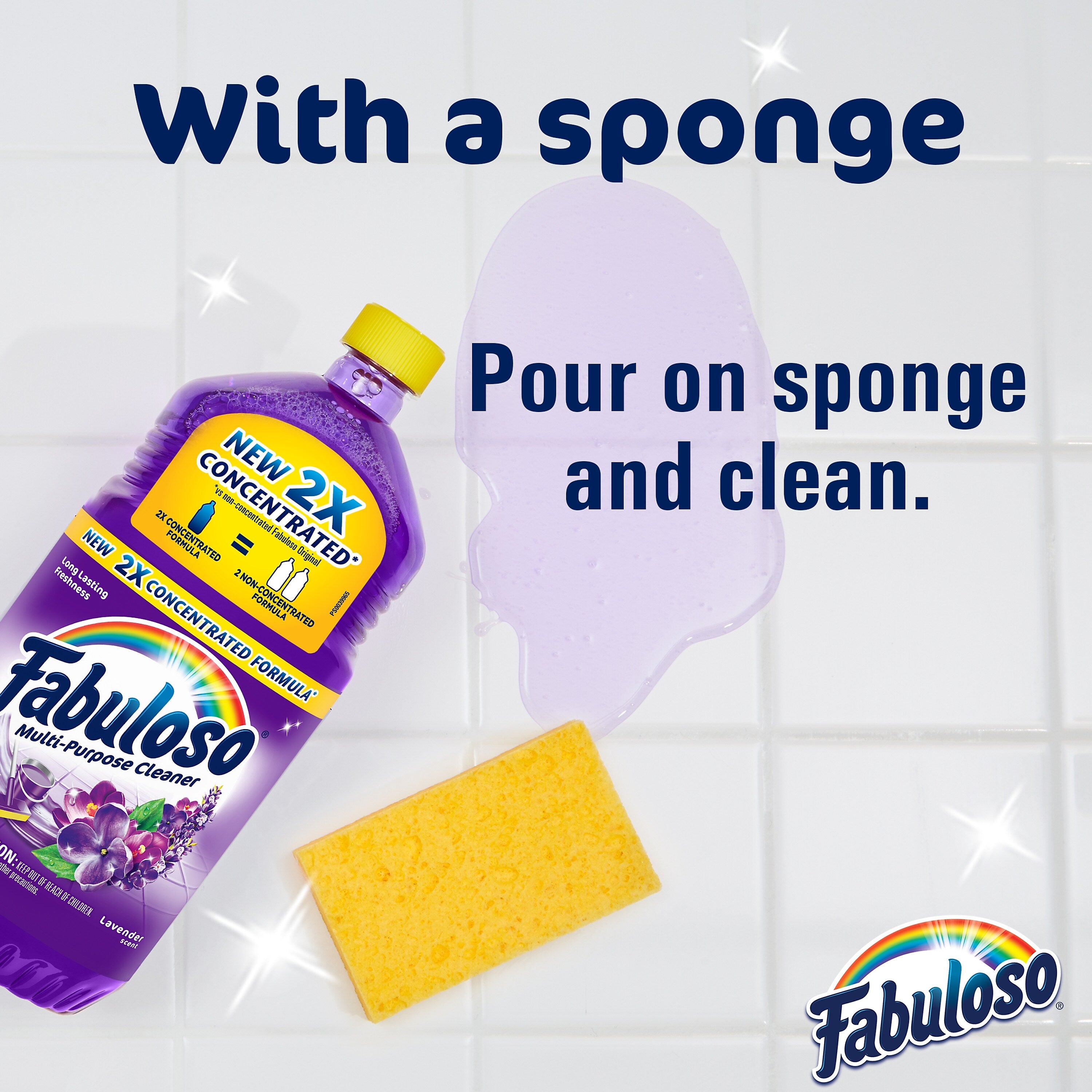 Fabuloso Multi-Purpose Cleaner, Lavender Scent, 169 fl. oz., 3/Carton